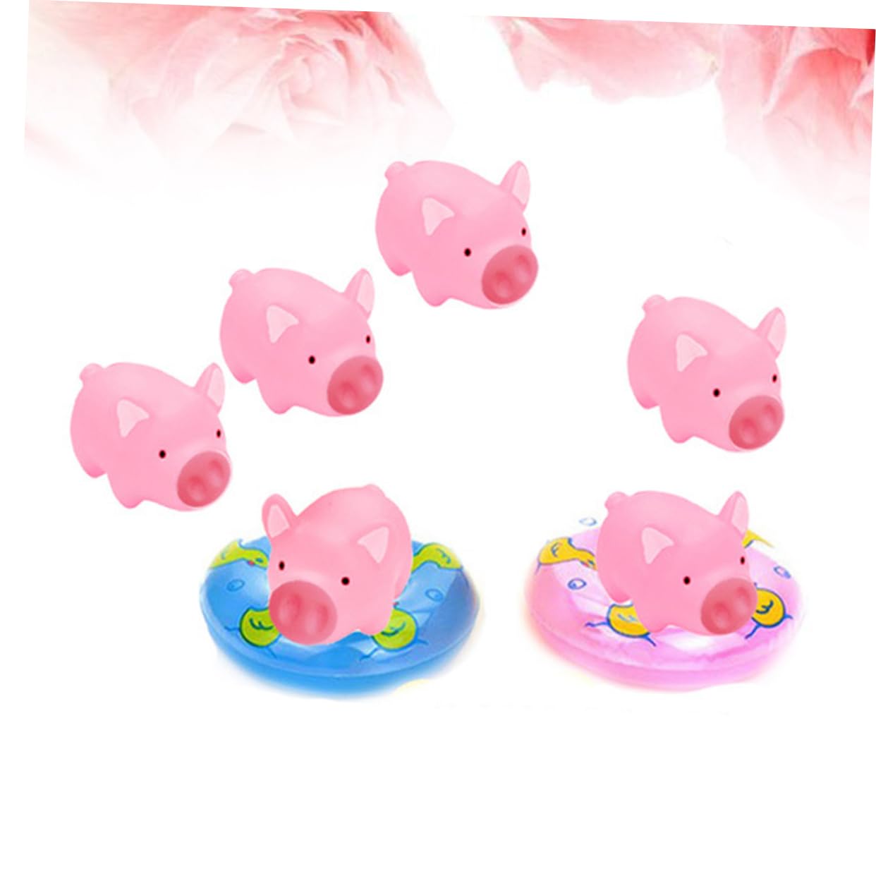 HEMOTON 2-Pack Cute Animal Bath Toys for Kids - Fun Bathtime Floating Toys for Toddlers & Babies - Perfect for Bath Time Play, Sensory Development & Water Play Activities