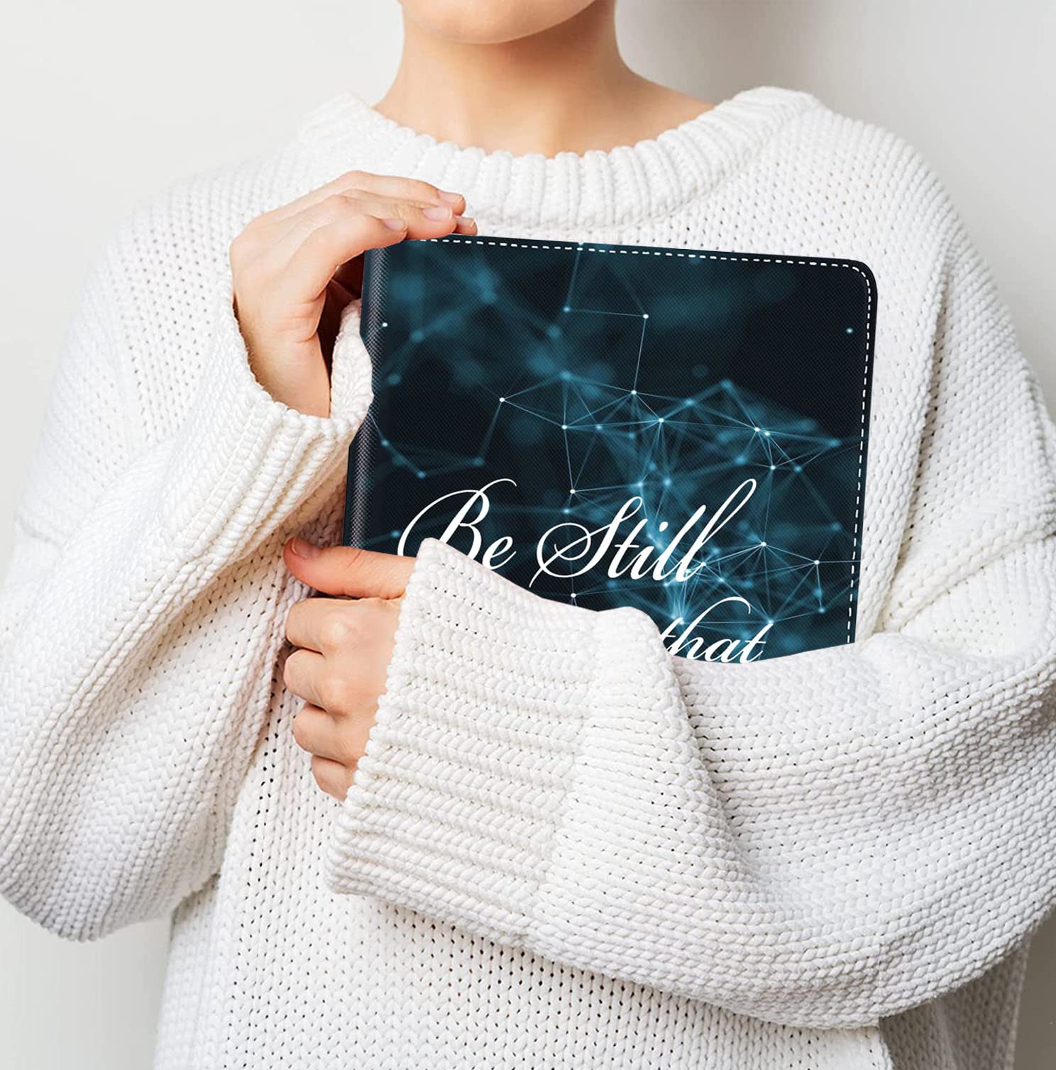 iPad Air 5th Gen (2022) / iPad Air 4 (2020) / iPad Pro 11 (2018) Case with Adjustable Stand, Auto Wake/Sleep Smart Cover & Pen Holder - Bible Verse Psalm 46:10 Design - Perfect for Work, Study & Travel
