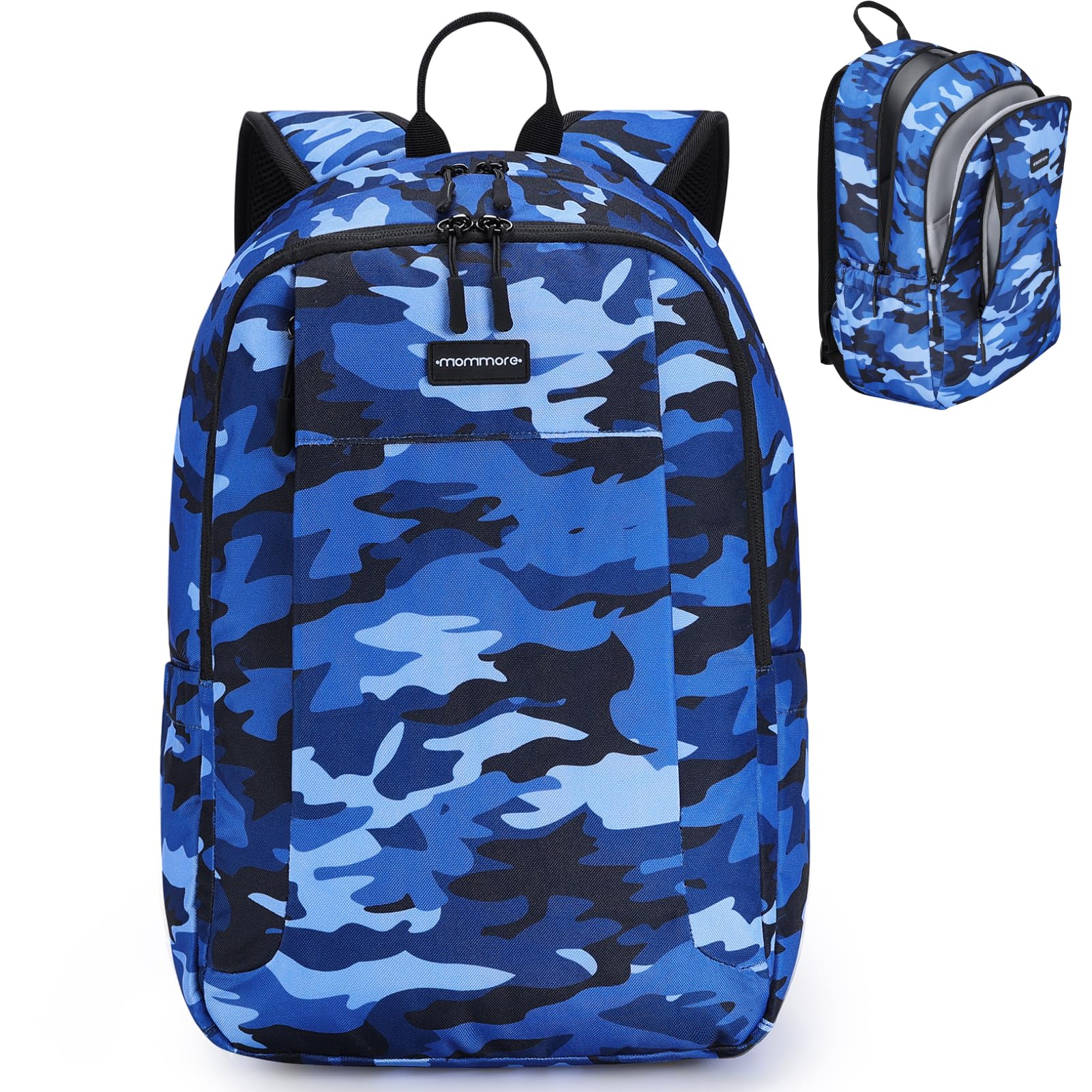 Mommore Lightweight Water-Resistant School Backpack for Girls & Boys - Durable Bookbag for Elementary Students - Perfect for School, Travel & Daily Use
