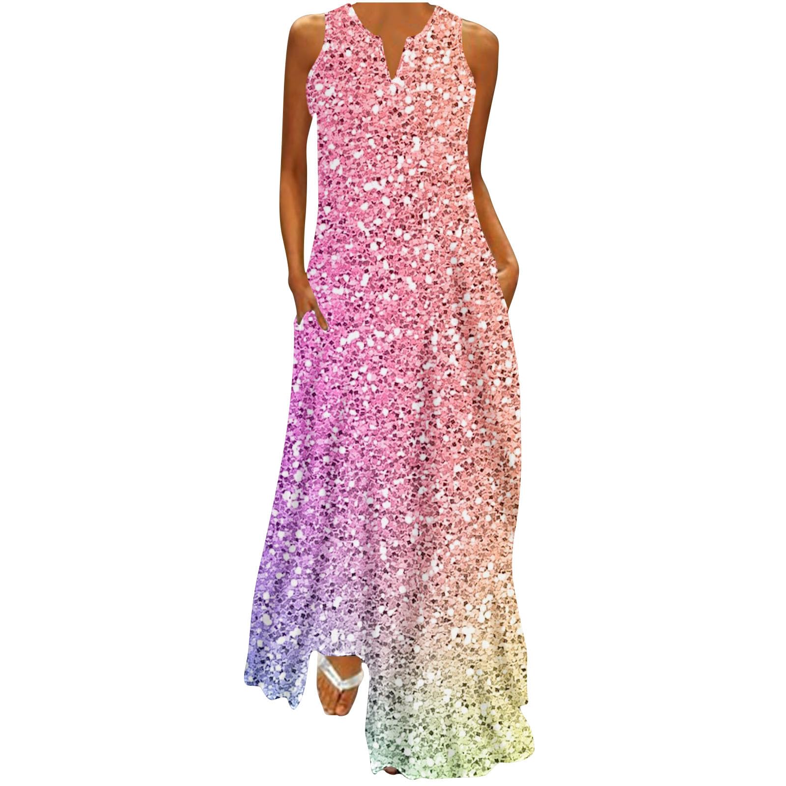 Oelaio Women's Summer Jean Dresses - Casual & Wedding Guest Outfits with Shawl Wrap for Evening Events, Beach Vacations & Date Nights