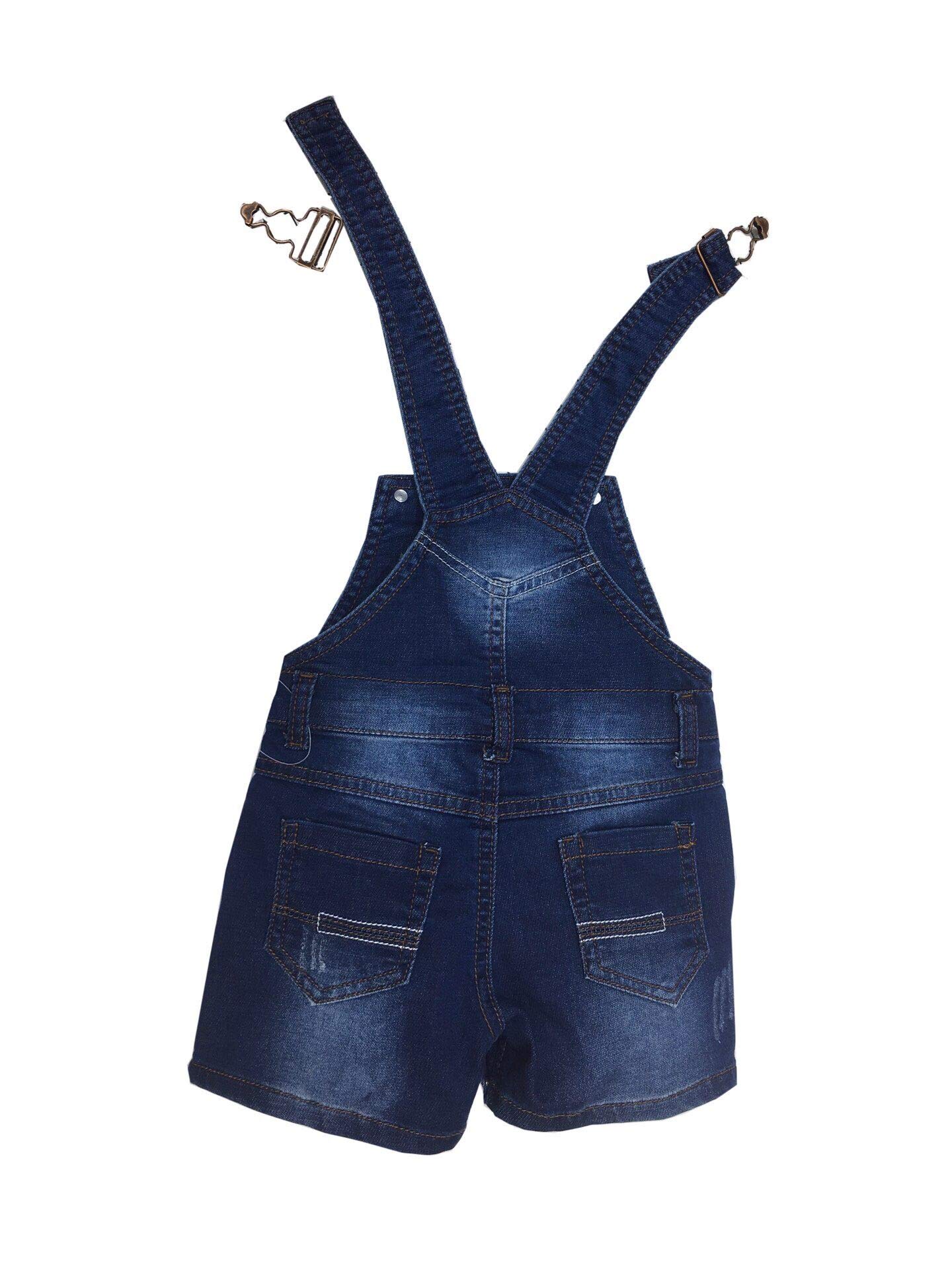 KIDSCOOL SPACE Baby & Toddler Summer Shorts - Adjustable Denim Shortall Overalls for Boys & Girls | Perfect for Playtime, Beach & Outdoor Adventures