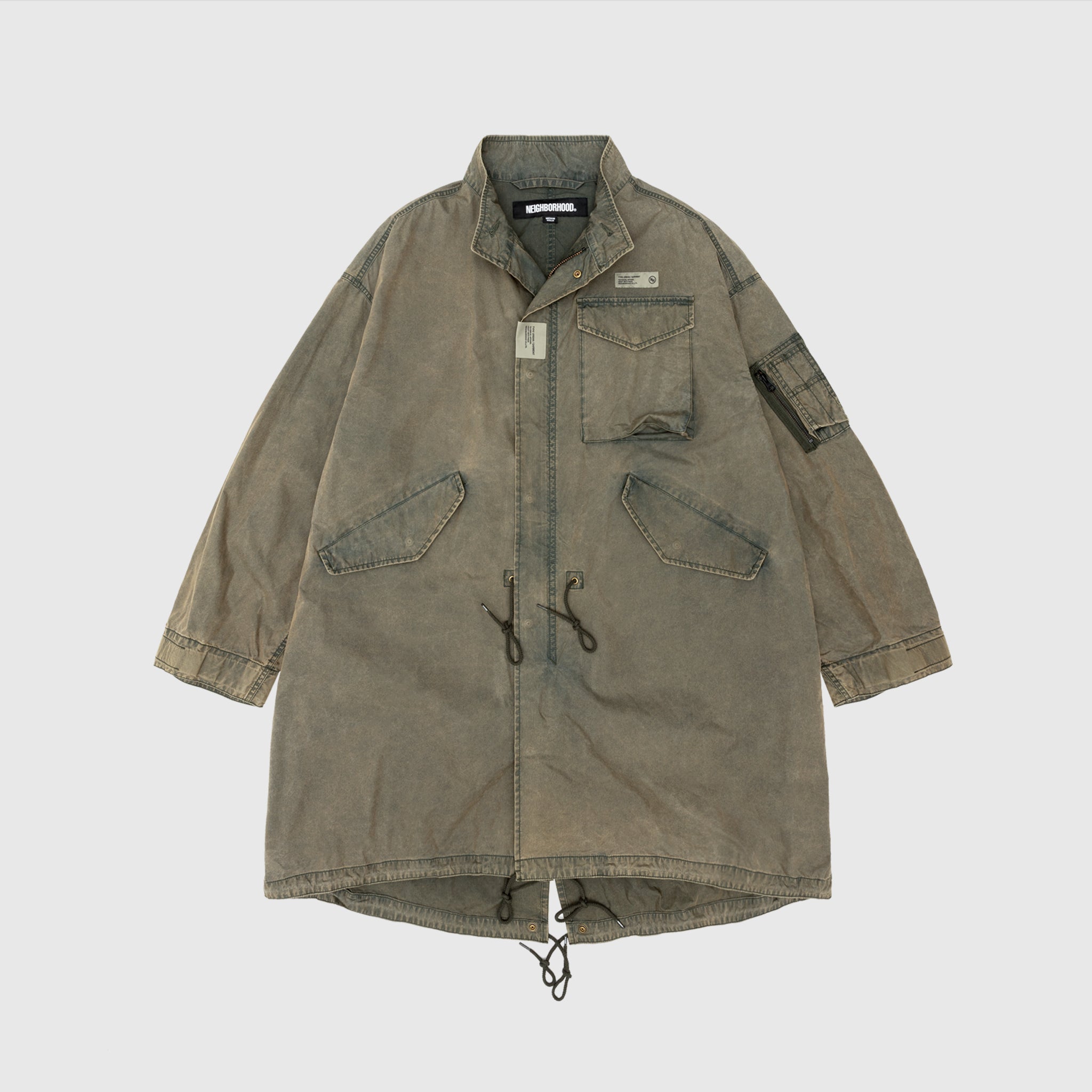 Faded Field Jacket for Men & Women - Vintage Military Style Outdoor Coat for Hiking, Camping & Fall Fashion | Water-Resistant & Durable