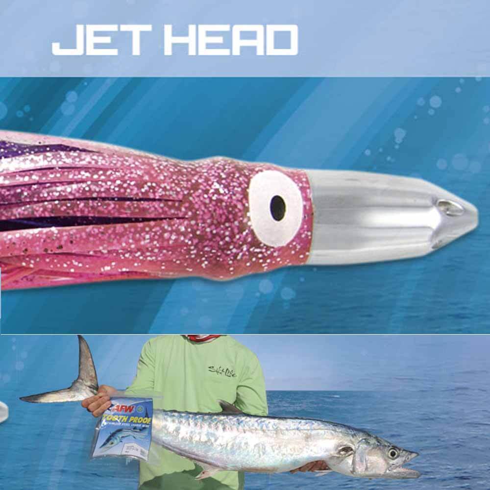 C&H Jet Head Lure 5OZ Saltwater Fishing Lure - Premium Offshore Trolling Lure for Tuna, Wahoo, and Mahi Mahi - Perfect for Deep Sea Fishing and Big Game Angling