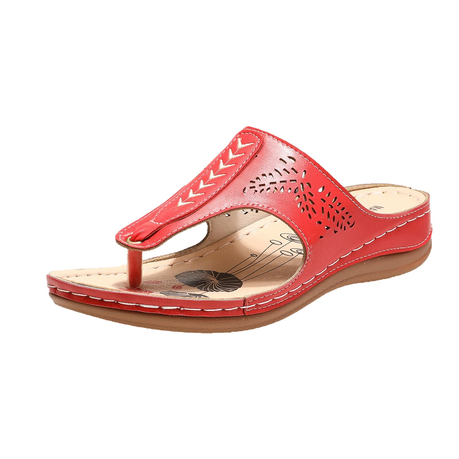 Ankenda Women's Flip Flop Sandals - Summer Beach Slides for Walking