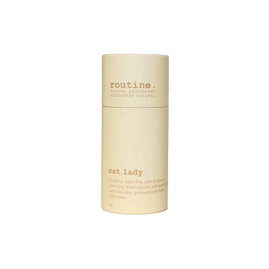 Natural Cat Lady Deodorant Stick for Women - Aluminum Free, Long Lasting Odor Protection - Perfect for Cat Lovers & Pet Owners at Home or Work