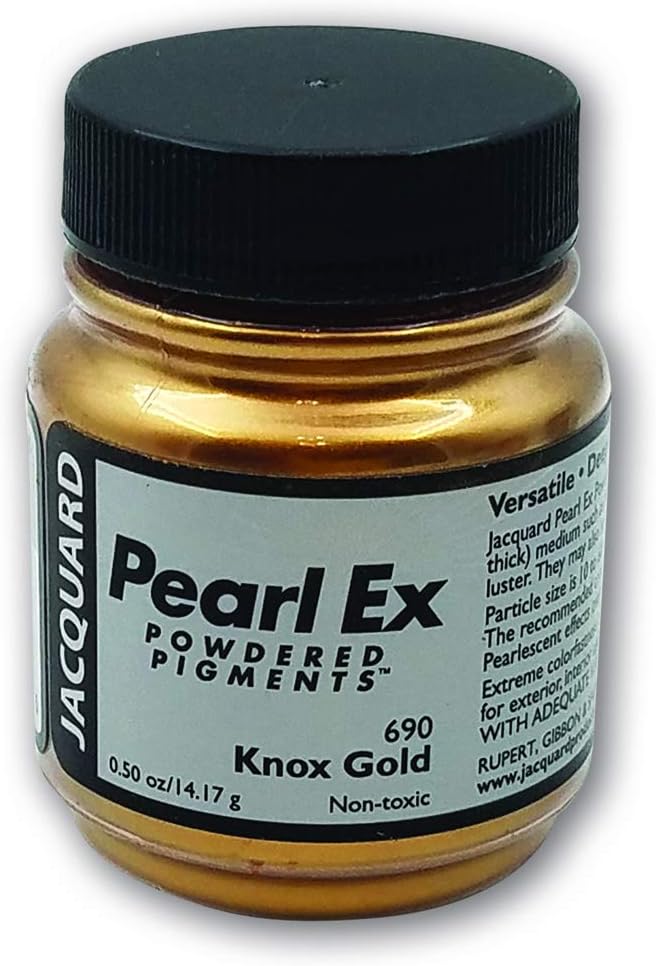 Pearl Ex Powdered Pigments - Jacquard Metallic Paint for Arts & Crafts - 1/2 oz - Perfect for Scrapbooking, Card Making & DIY Projects