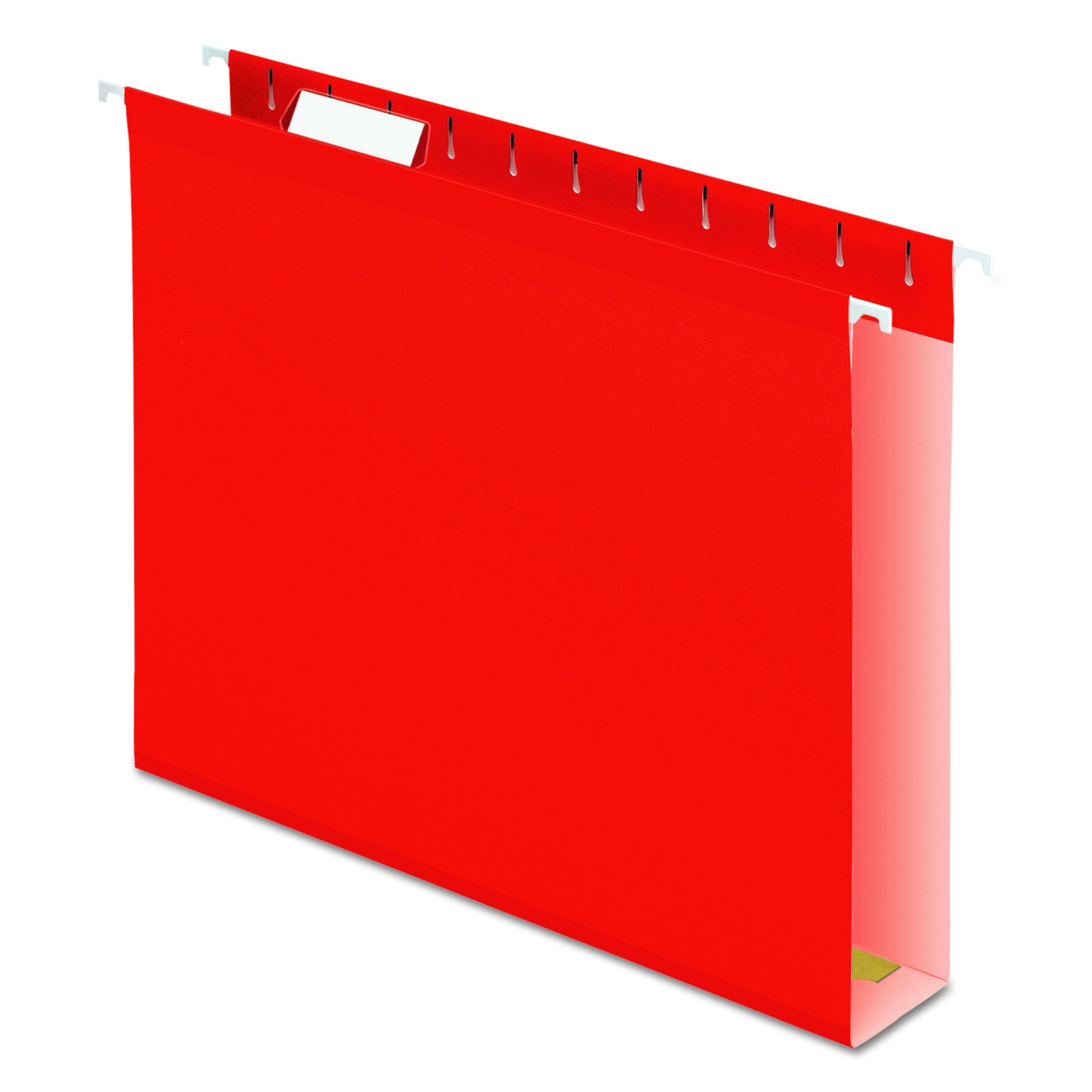 Pendaflex 04152X2 Extra Capacity Reinforced Hanging Folders - Red, Heavy Duty File Organizers for Office, Home & School Document Storage