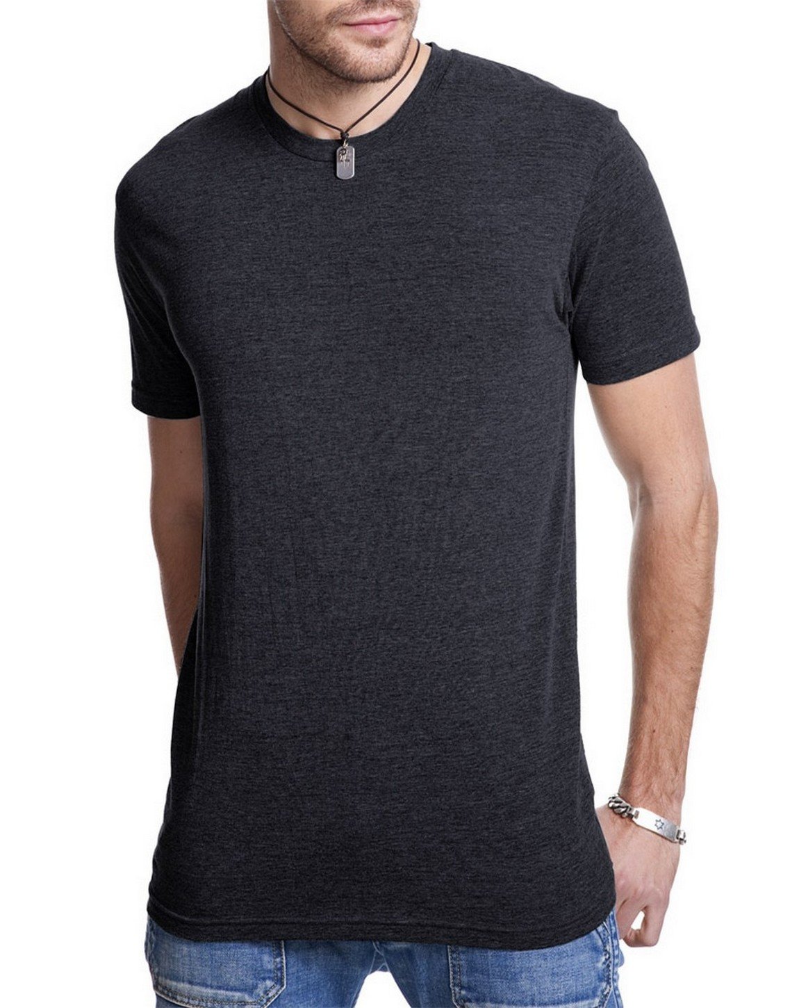NEXT LEVEL APPAREL Men's 6010 Premium T-Shirt - Soft Cotton Crew Neck Tee for Casual Wear, Gym & Everyday Outfits
