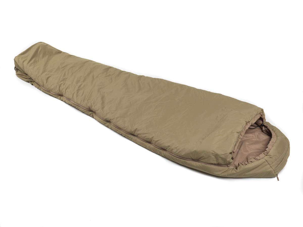 Snugpak Tactical Series 3 Sleeping Bag - Desert Tan Right Hand Zip - Lightweight & Compact for Outdoor Camping, Hiking & Survival Gear