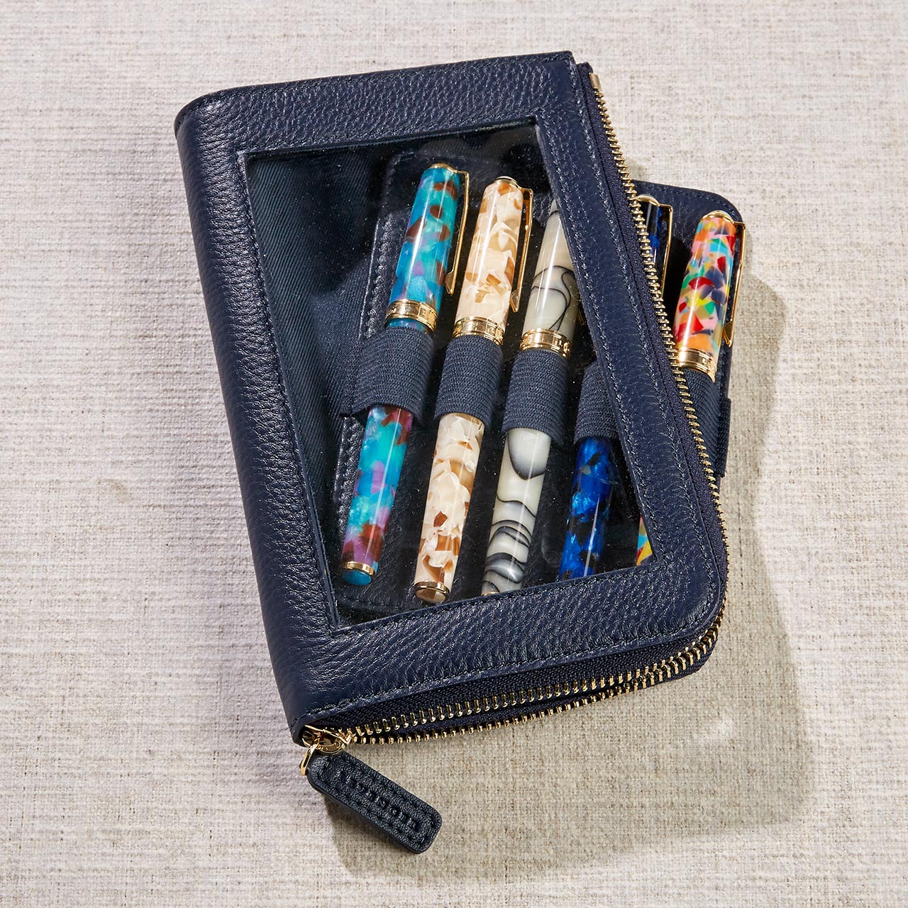 Clearview Pen Porter - Premium Stainless Steel Ballpoint Pen with Smooth Writing for Office, School & Business Gifts - Perfect for Note Taking, Signing Documents & Everyday Use