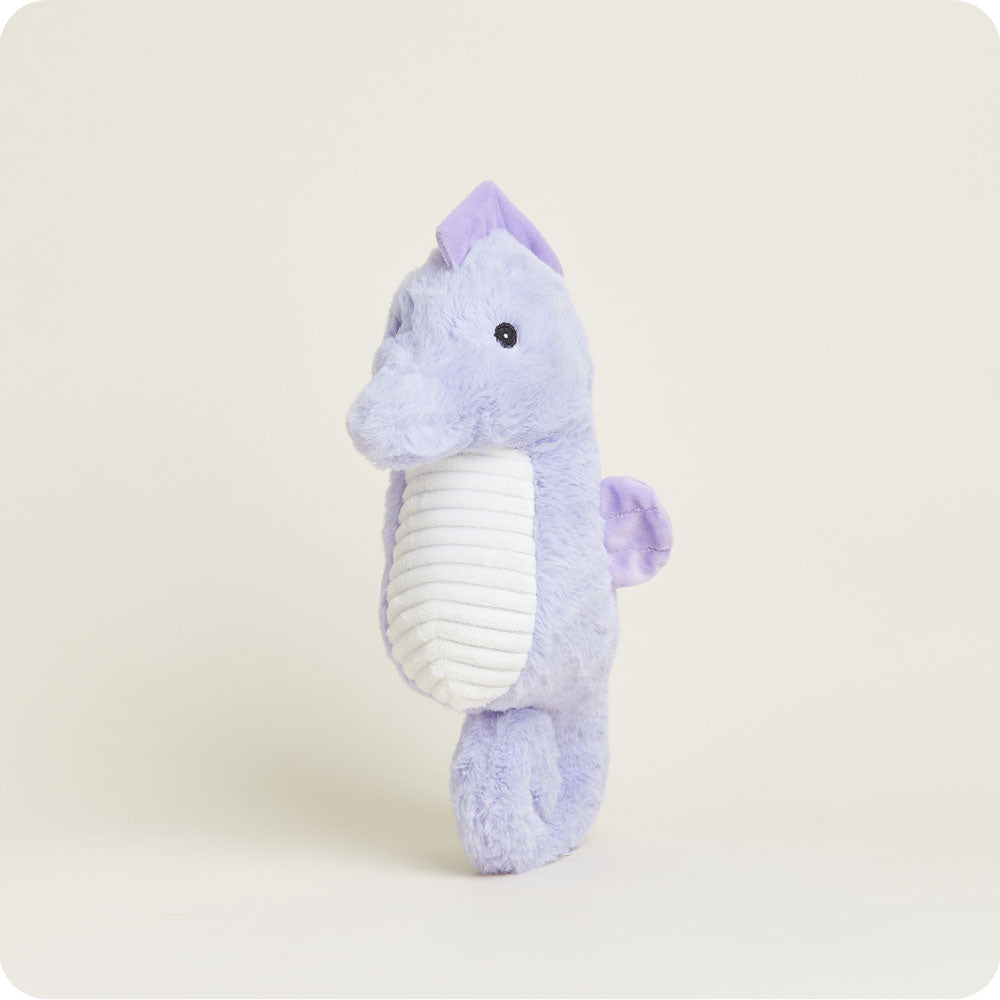 Seahorse Warmies Plush Stuffed Animal - Microwaveable Heating Pad for Kids & Adults - Perfect for Stress Relief, Anxiety, and Comfort - Great for Bedtime, Travel, and Relaxation