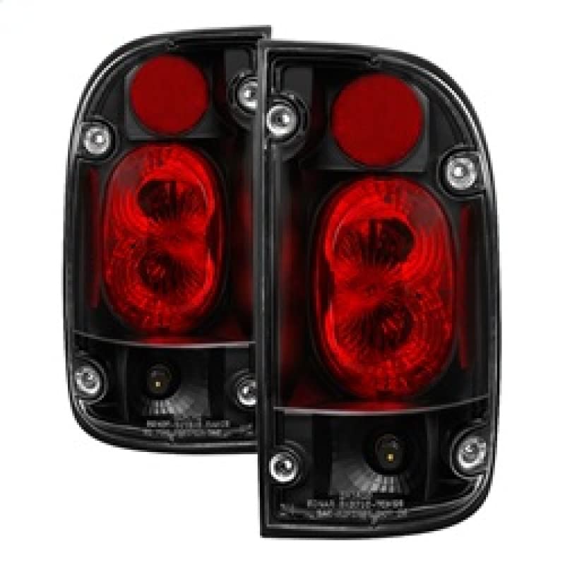 Spyder Auto 5007988 Euro Style LED Tail Lights - Black/Clear Smoke Lens - Compatible with [Vehicle Model] - Enhances Rear Visibility & Style for Night Driving