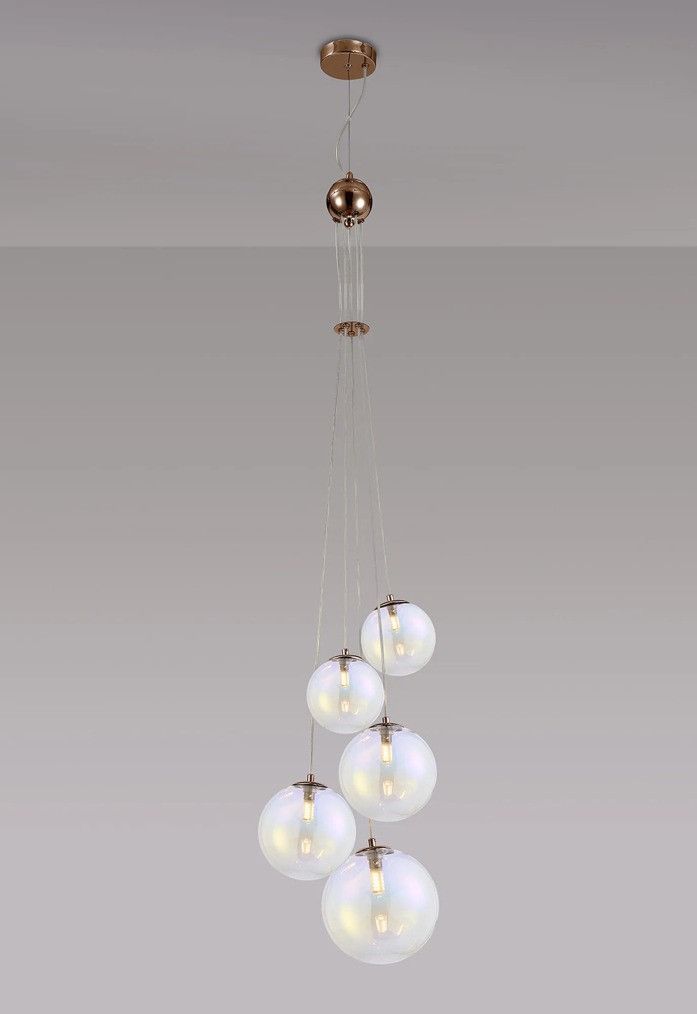 Modern Austin 5-Light Cluster Pendant with G9 Base - Elegant Ceiling Lighting for Dining Room, Kitchen Island, or Entryway