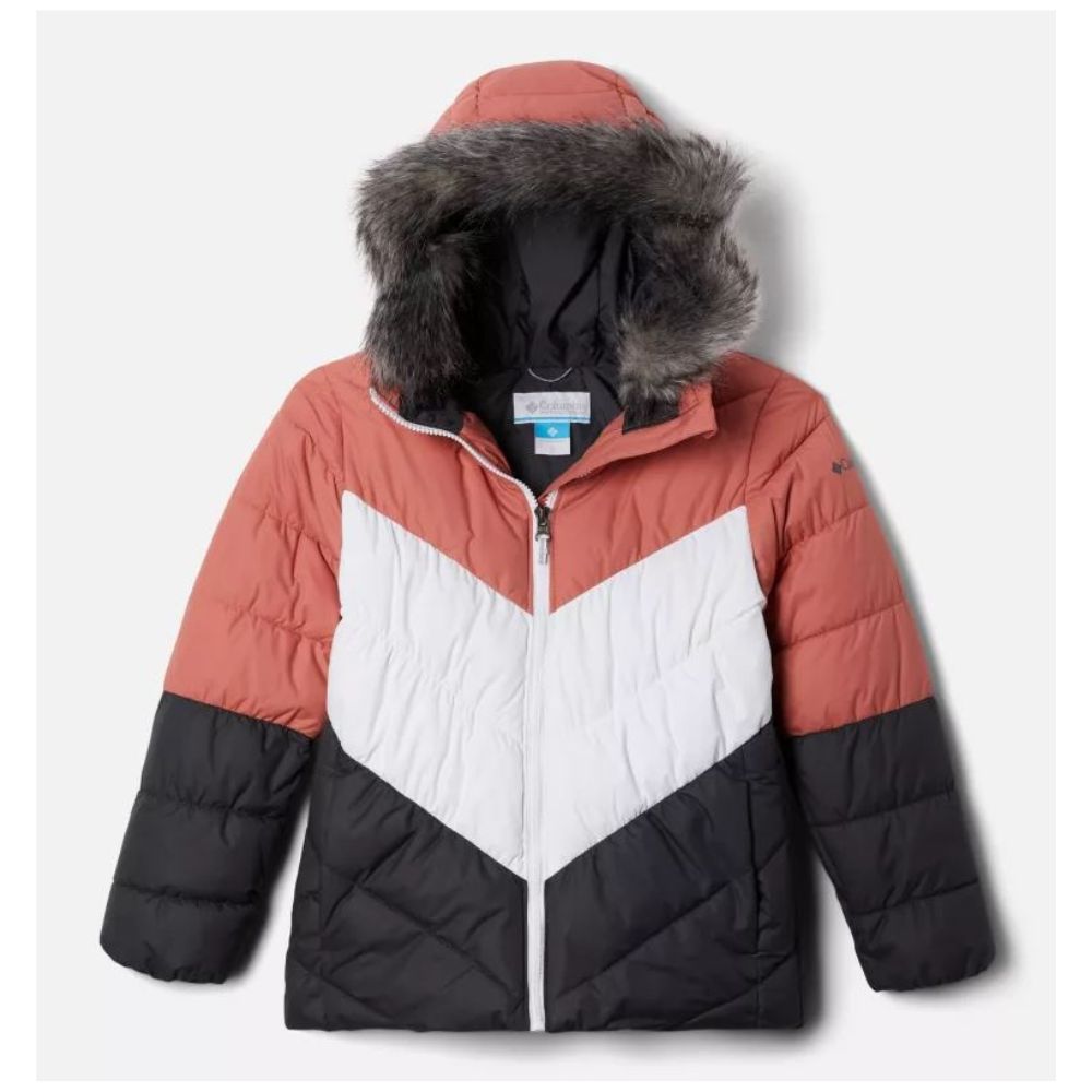 Columbia Arctic Blast Girls' Waterproof Ski Jacket - Insulated Winter Coat for Cold Weather, Dark Coral | Perfect for Snowboarding, Skiing & Outdoor Winter Activities