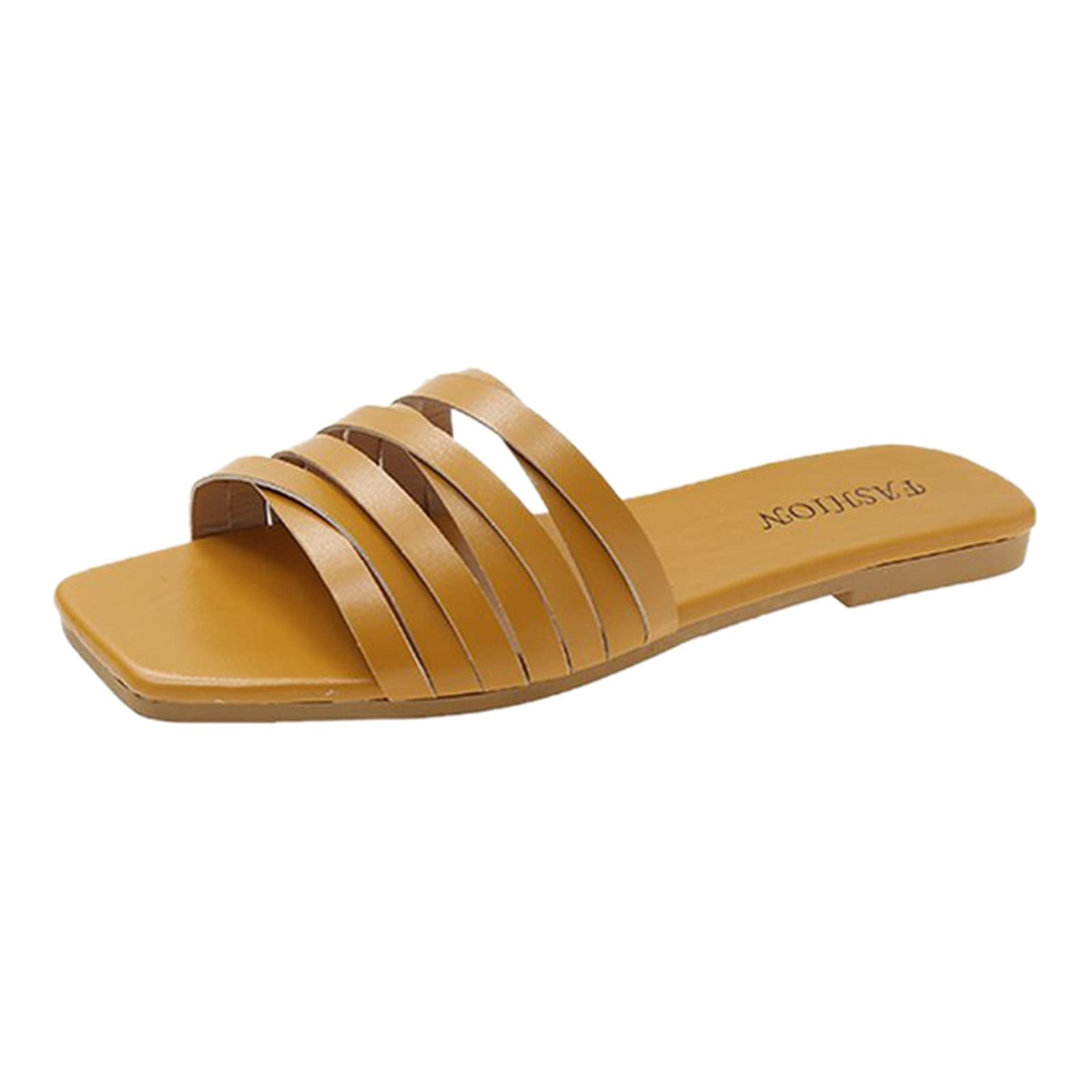 Women's White Wedge Sandals - Breathable Summer Dressy Slippers with Blue Wedge Heel | Comfortable Casual & Beach Wear for Outdoor Activities