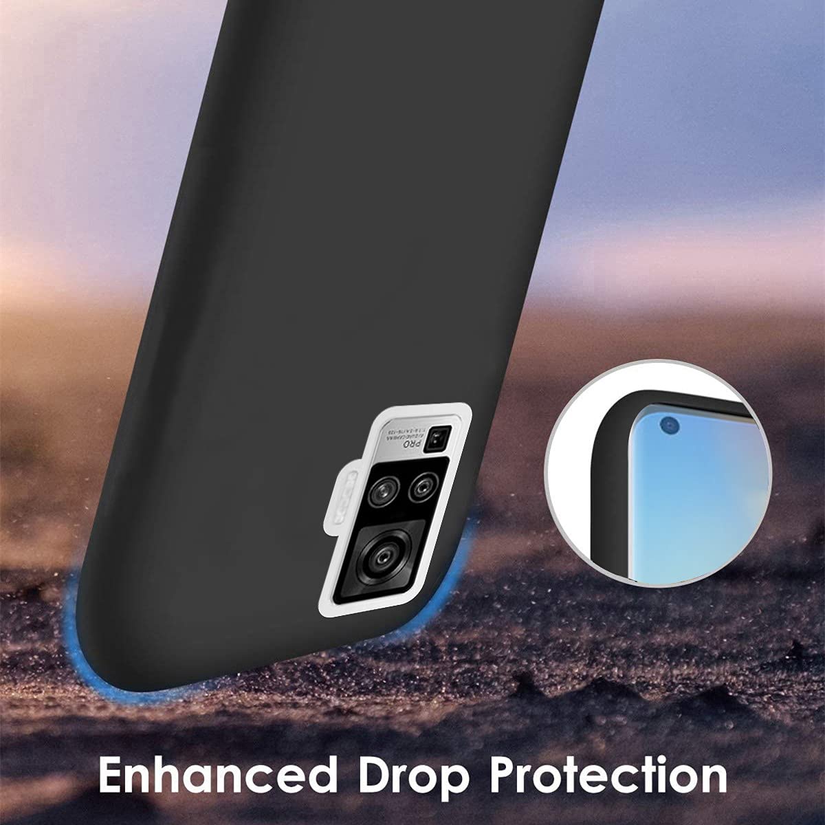 Styletify Custom Phone Case for Vivo X50 Pro - Personalized Picture, Shockproof Silicone Cover, Soft Candy Design - Perfect Christmas & Birthday Gift, Protective Black Phone Cover for Everyday Use & Travel