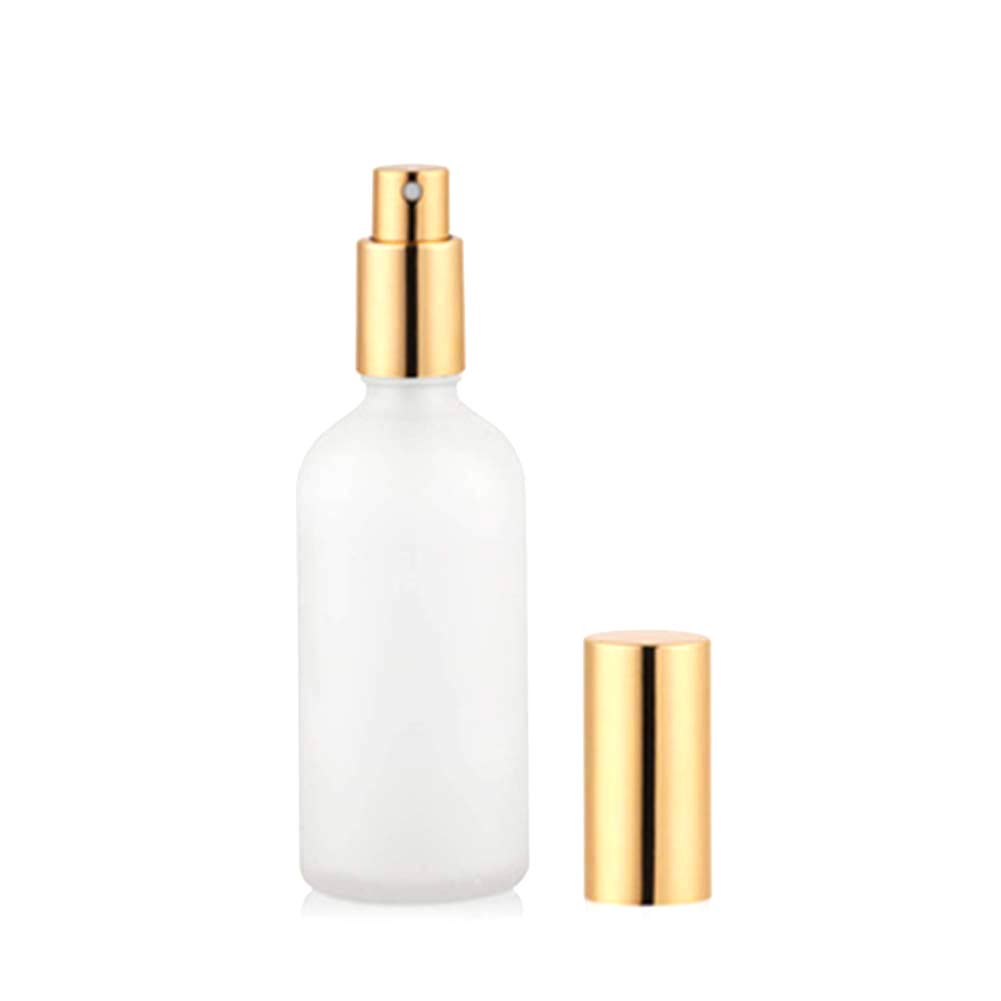 6 Pack Glass Spray Bottles (30ml/1oz) - Fine Mist Perfume Atomizer & Essential Oil Sprayer - Frosted Portable Travel Bottles for Aromatherapy, Hair Care & Home Fragrance