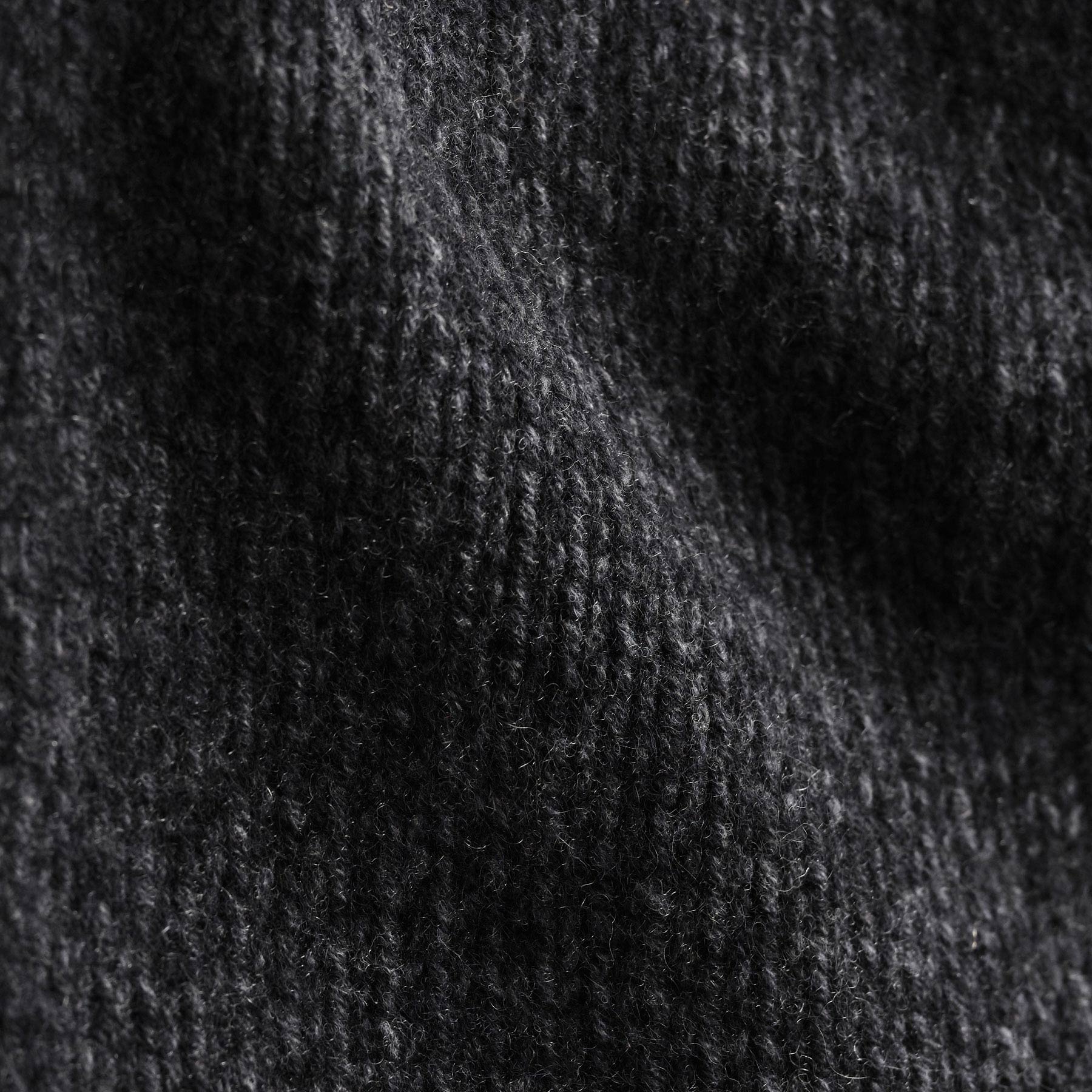 Chunky Cashmere Zip Up Sweater - Charcoal Marl | Cozy Winter Pullover for Women & Men | Perfect for Casual Outfits & Cold Weather Layering
