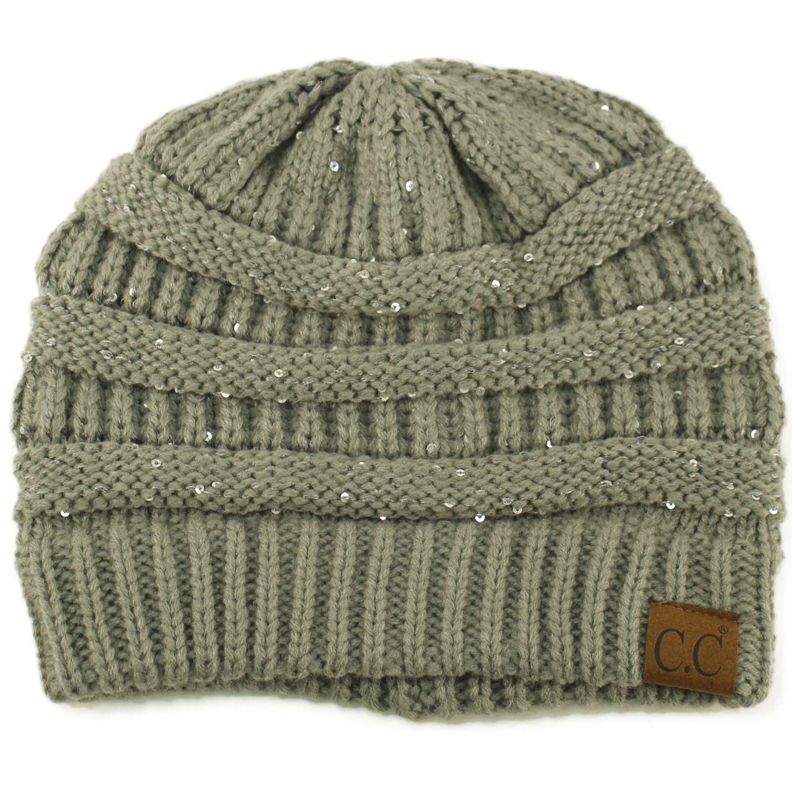 Trendy Chunky Cable Knit Beanie Hat for Women & Men - Winter Warm Stretchy Slouchy Hat for Cold Weather - Perfect for Skiing, Snowboarding & Outdoor Activities