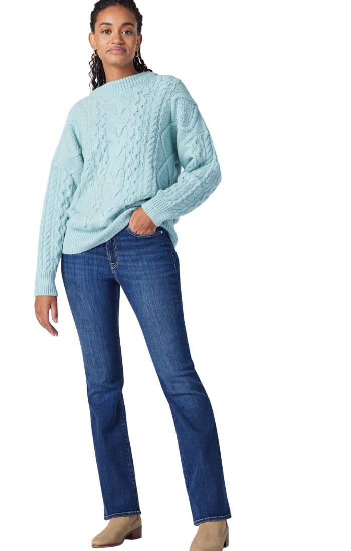 Mavi Women's Claire Bootcut Jeans - Stretch Denim Pants for Casual & Work | Comfortable Mid Rise Fit | Perfect for Office, Dating & Everyday Wear