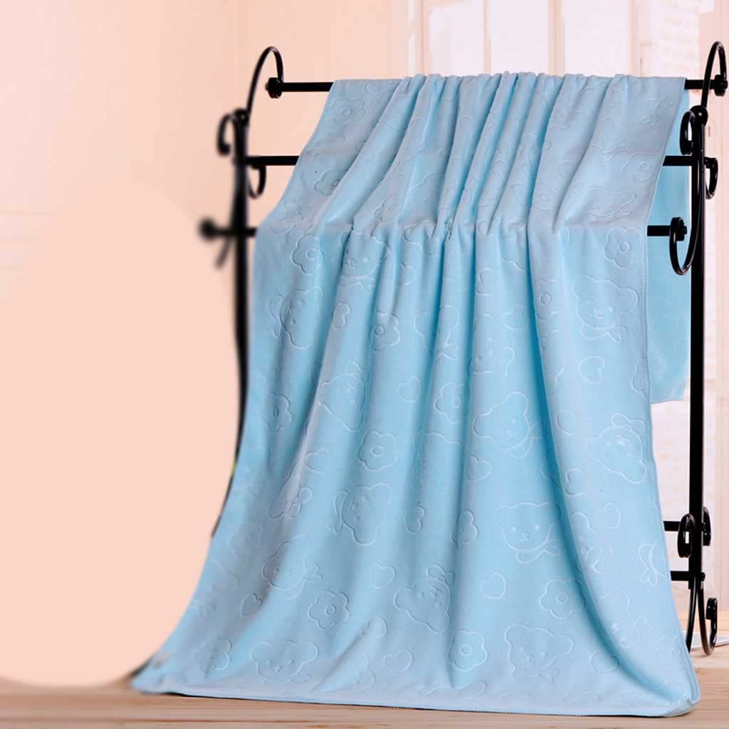 Premium YKBTP Bath Towel Set - Ultra Absorbent, Quick-Drying, Super Soft Luxury Bath Towels (70x140cm) - Perfect for Spa, Beach, Gym & Bathroom Use - Blue