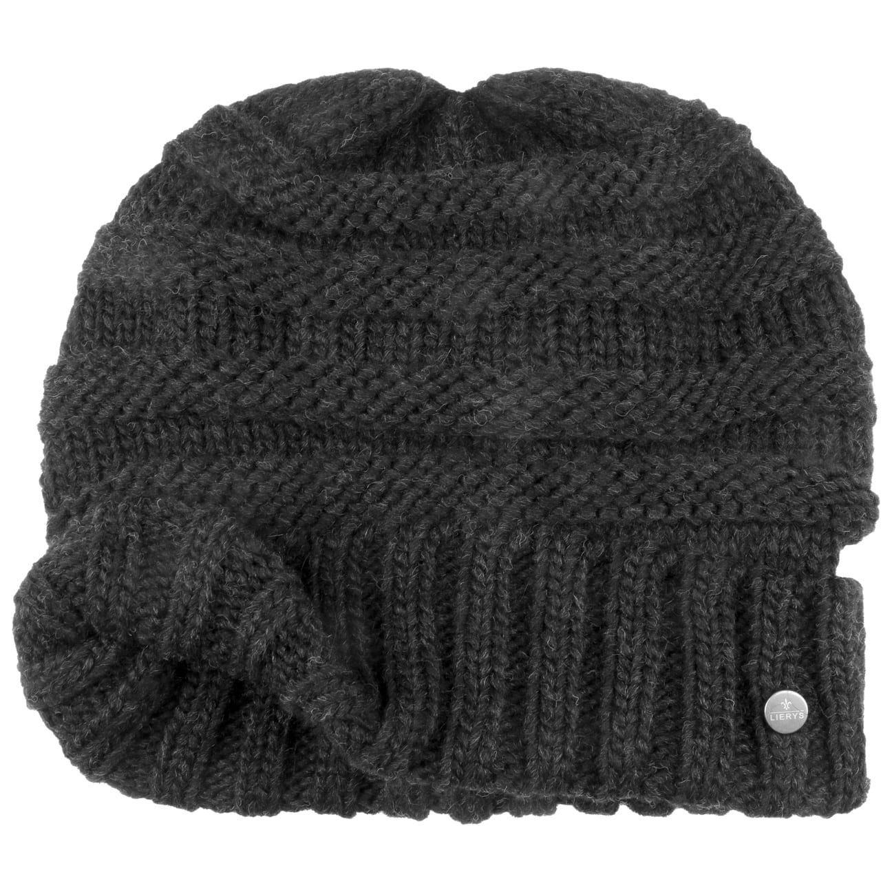 Lierys Long Beanie Knit Hat for Men & Women - Winter Warm Stretchy Slouchy Beanie - Cozy Soft Ribbed Knit Cap for Cold Weather - Perfect for Skiing, Hiking, and Outdoor Activities