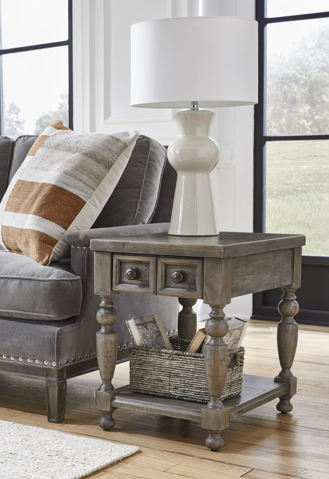 Aria 3-Piece Condo-Sized Coffee Table and End Table Set - Modern Living Room Furniture for Small Spaces, Apartments & Cozy Homes