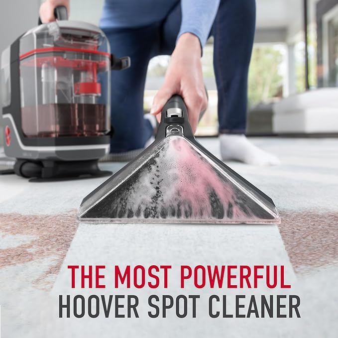 Hoover CleanSlate XL Deep Cleaning Spot Cleaner - Powerful Portable Carpet & Upholstery Cleaner for Stains, Pets, and Spills - Perfect for Home, Car, and Office Use