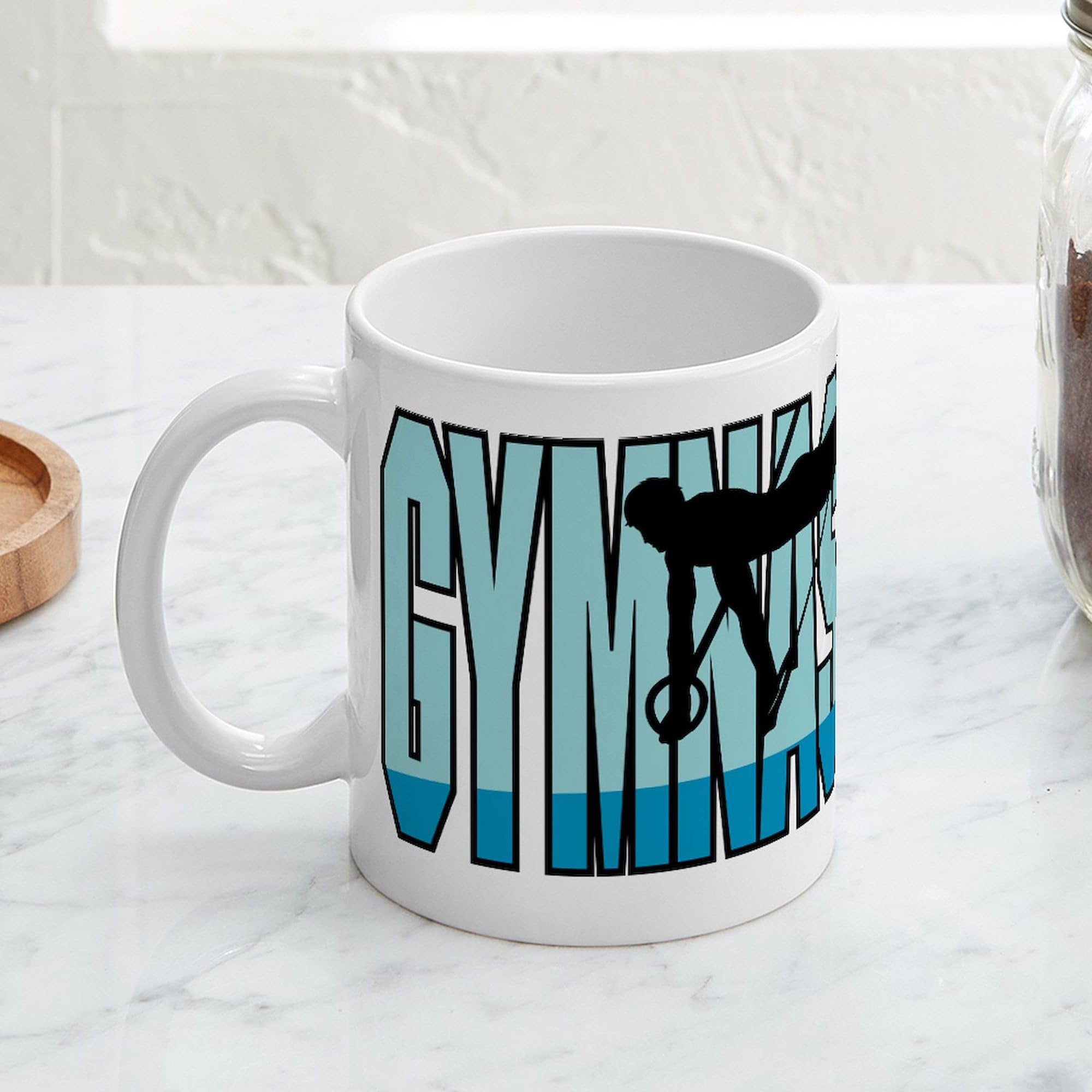 Gymnastics Coffee Mug - 11 oz (325 ml) Ceramic Cup for Tea & Coffee - Perfect for Gymnasts, Coaches & Fans - Ideal for Home, Office & Gym Use
