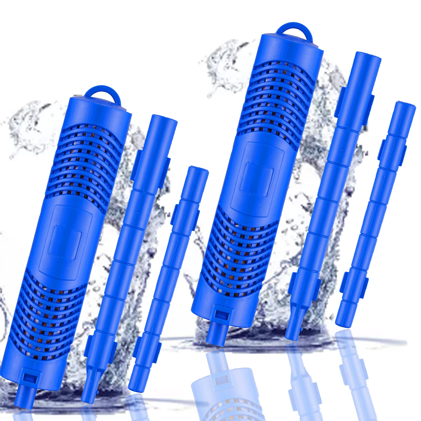 Mineral Purifier Sticks for Hot Tub, Spa, Swimming Pool & Fish Pond Filter Cartridge – 4-Month Longevity, Compatible with All Flow Rates (Blue, 2-Pack) – Ideal for Water Purification in Home Spas, Pools & Aquatic Environments