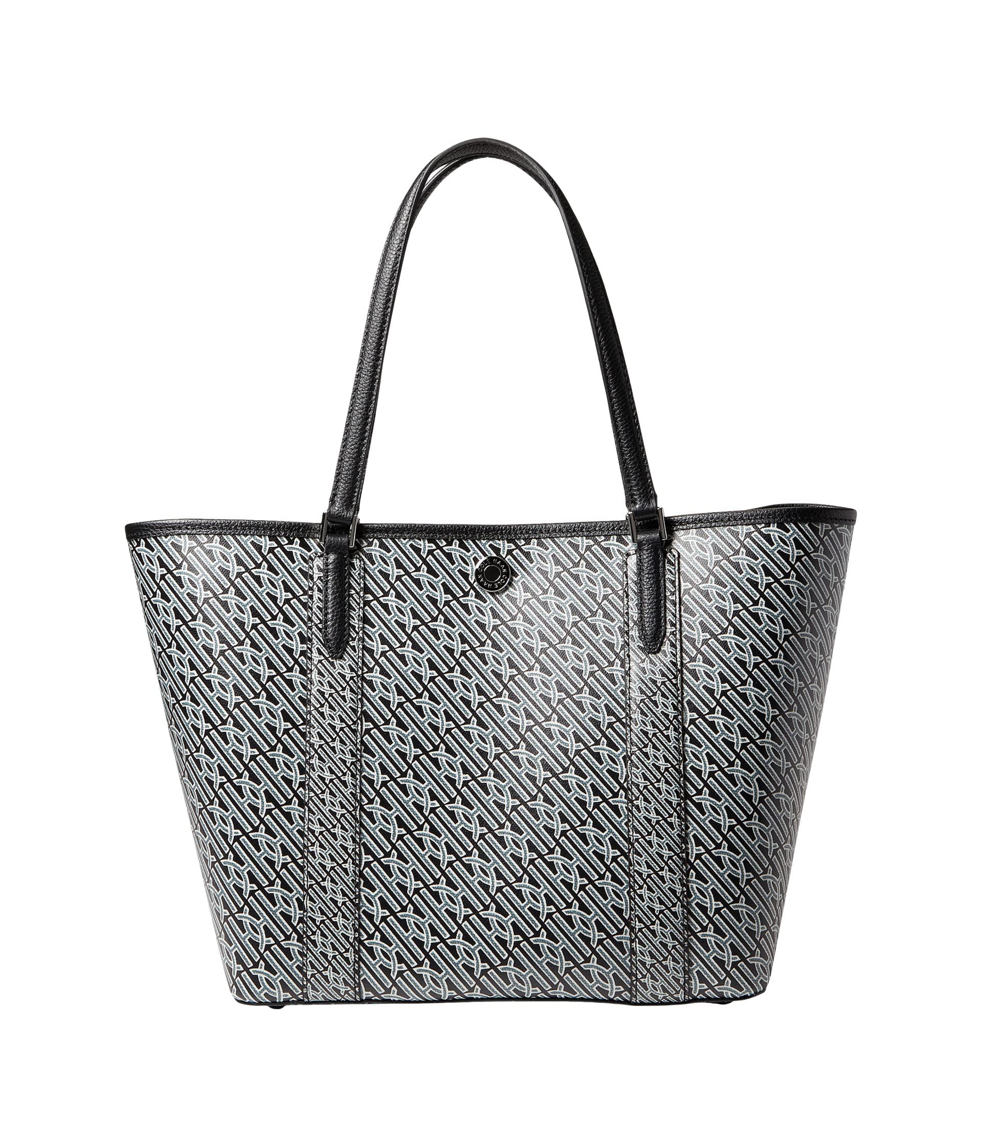 Cole Haan Monogram Small Tote Bag for Women | Genuine Leather Crossbody Purse | Perfect for Work, Travel & Everyday Use