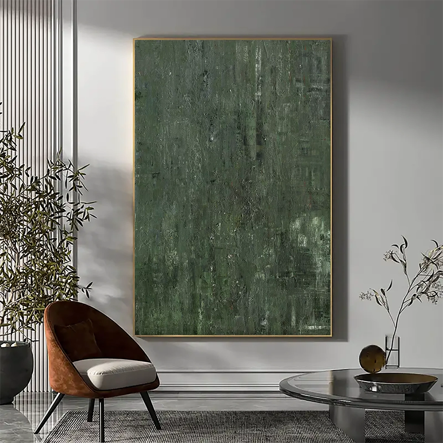 Abstract Painting #AB 017 - Modern Canvas Wall Art for Living Room, Bedroom & Office Decor | Large Contemporary Artwork for Home & Office