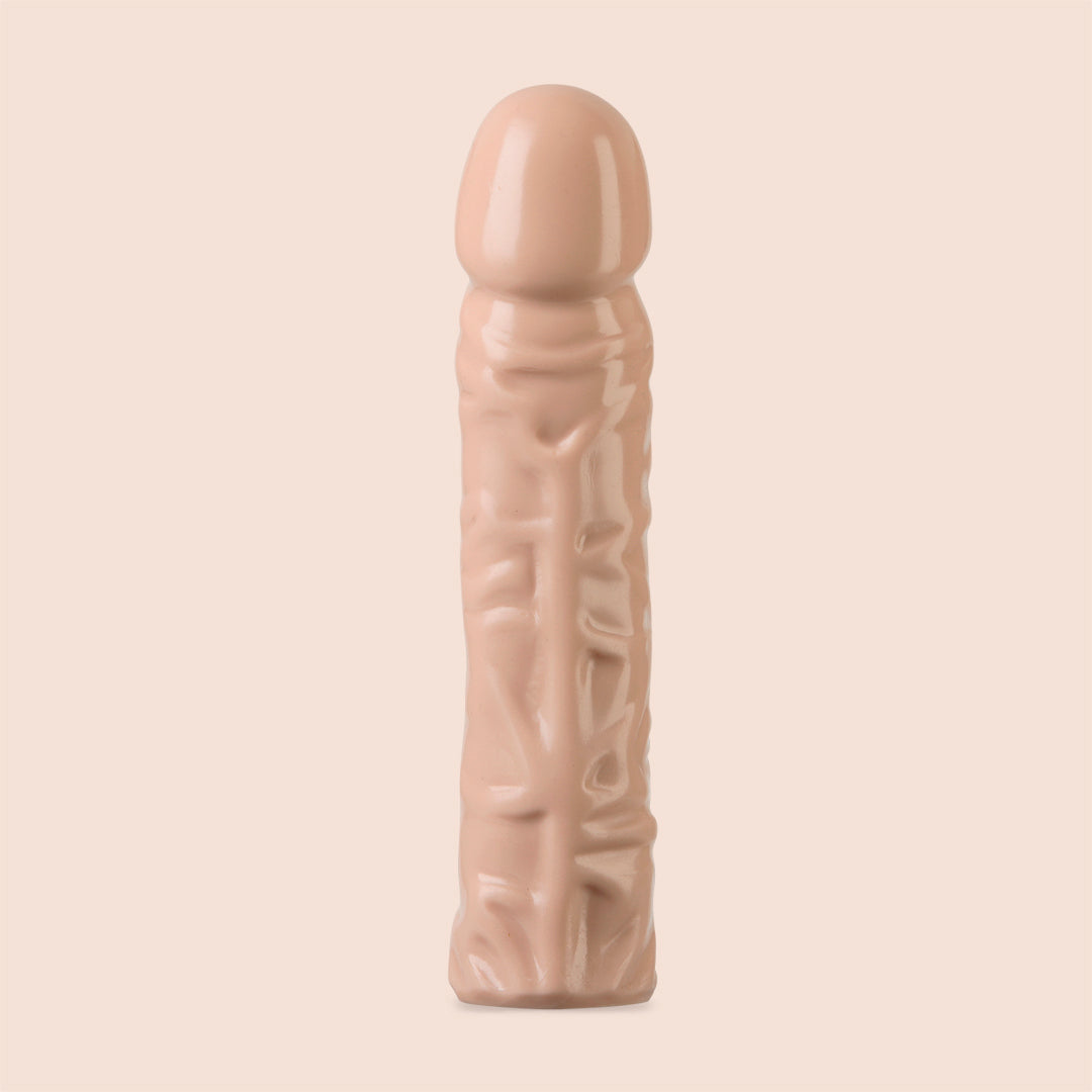 8 Inch Classic Vac U Lock Dildo - Realistic Firm Silicone Adult Toy for Men & Women | Perfect for Strap-On Harnesses, Bondage Play & Solo Pleasure