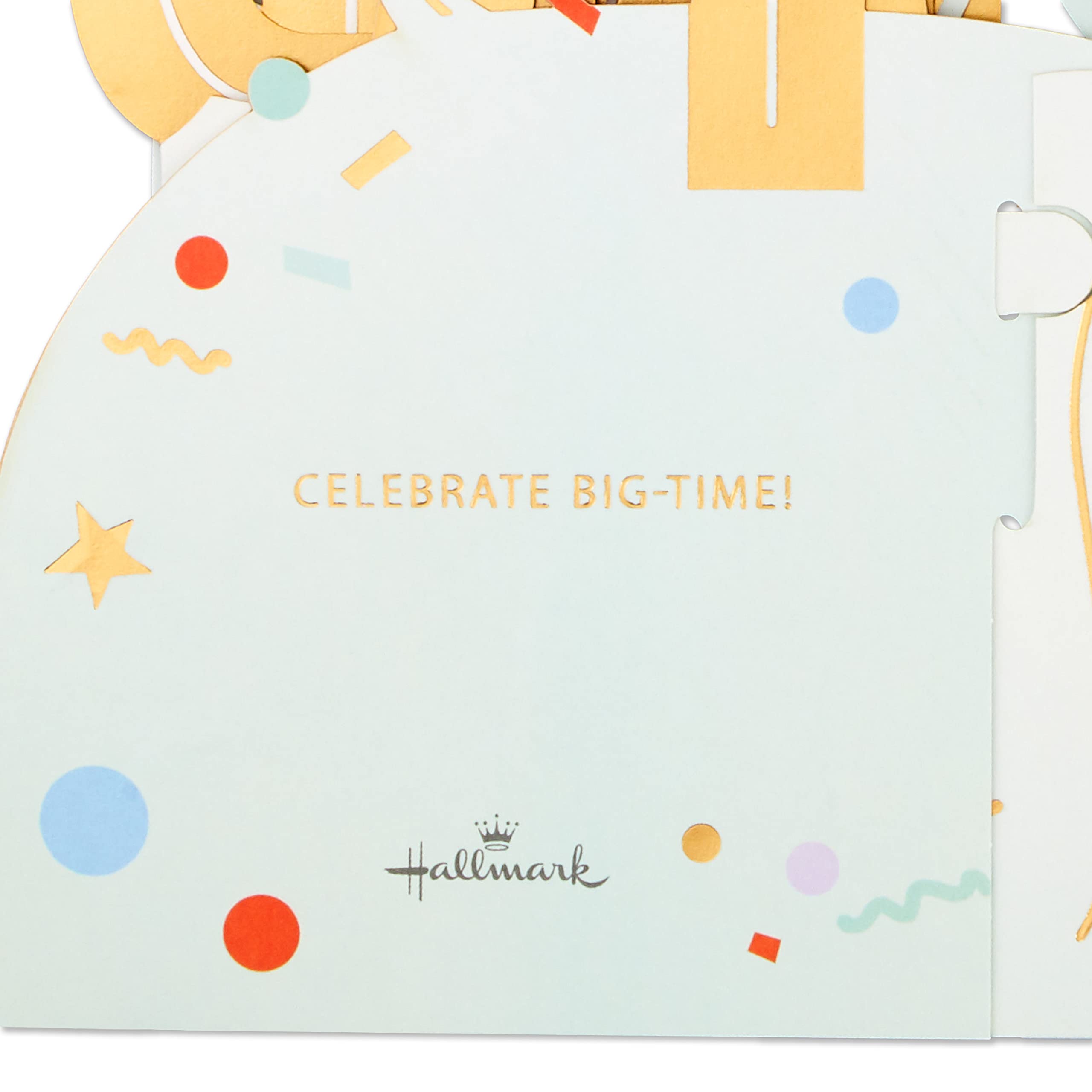 Hallmark Paper Wonder Pop Up Jumbo Birthday Card - Accordion Fold Greeting Card with 3D Design | Perfect for Birthday Parties, Celebrations & Special Occasions