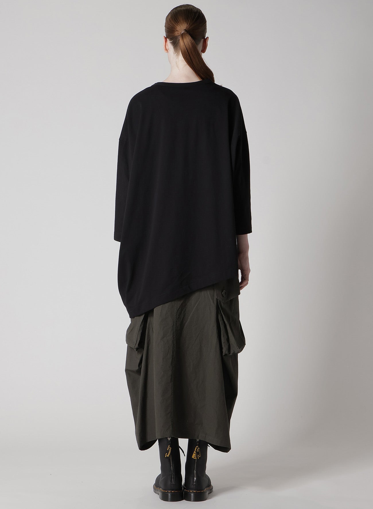 Stylish Cotton Jersey Animal Print Asymmetry Drape T-Shirt for Women - Trendy Casual Wear for Parties, Outings & Everyday Fashion