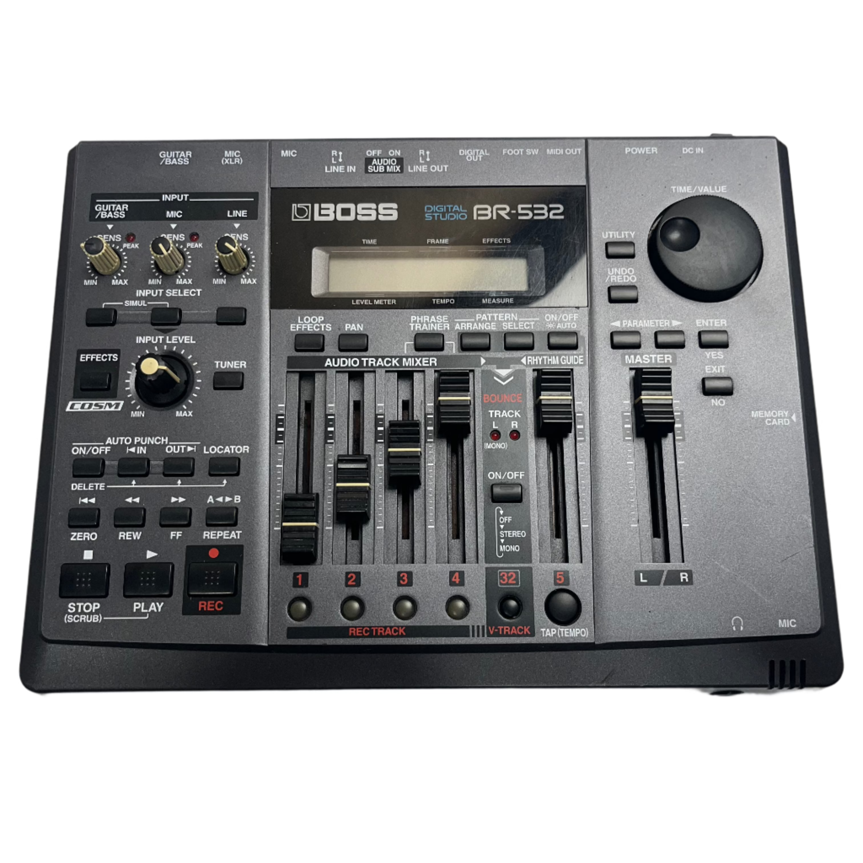 Boss BR 532 Digital Studio Mixer Board - Professional Audio Mixing Console for Home & Studio Recording, Podcasting, Live Streaming & Music Production