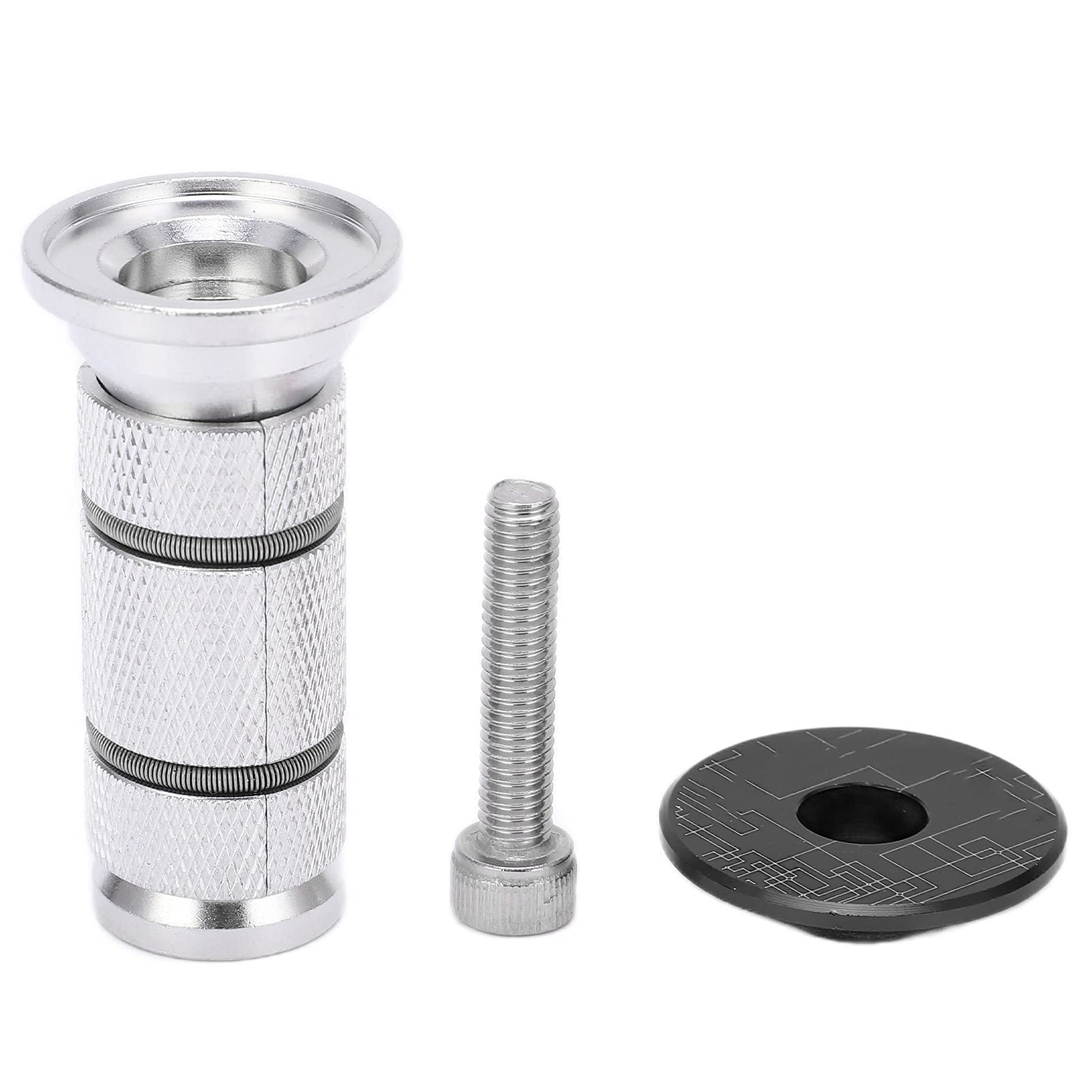 VBESTLIFE Bike Headset Expander Stem - CNC Threaded Compression Plug for Carbon Fiber Forks | Reusable & Durable | Perfect for Road Bikes, Mountain Bikes & Cycling Accessories