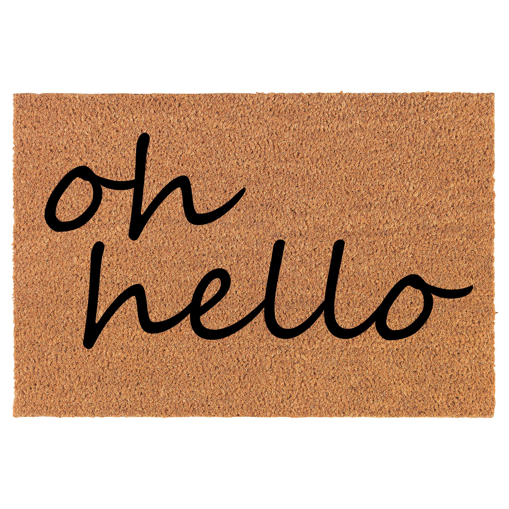 Premium Coir Doormat for Front Door - Natural Coconut Fiber Welcome Mat - 30