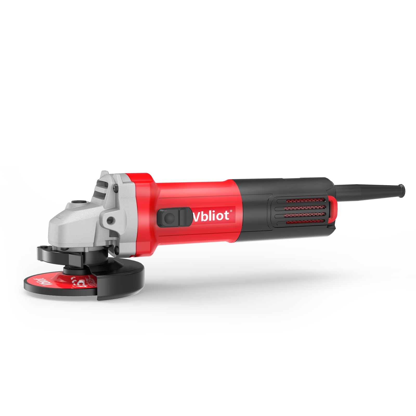 VBLOIT 5'' Electric Angle Grinder - 900W/8 Amp, 11000 RPM Power Tool for Cutting & Grinding Metal, Stone, Wood - Perfect for DIY Projects, Metal Fabrication, and Construction Work (Model 1032-5'')