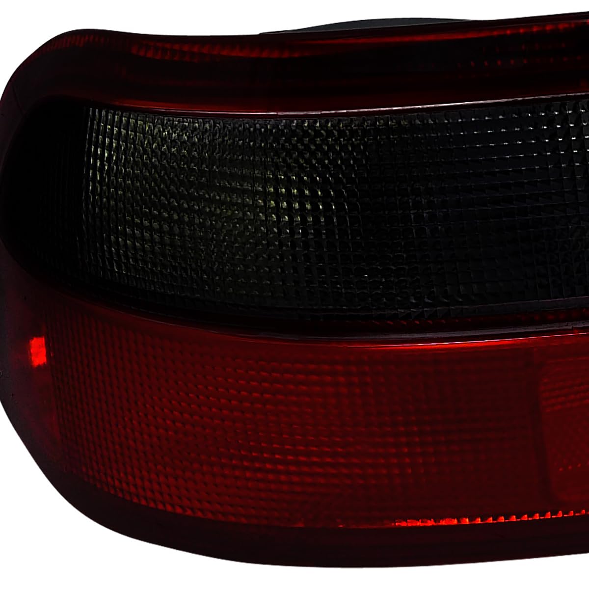 Spec-D Tuning Black Headlights with Amber Corner Lights & Red/Smoke Tail Lamps for 1992-1995 Honda Civic 4-Door Sedan (Left & Right Pair) - Upgrade Your Ride for Enhanced Night Visibility & Stylish Look