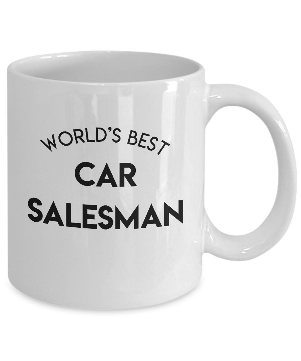 World's Best Car Salesman Coffee Mug - Funny & Unique Gift for Car Dealers - Perfect for Office, Meetings & Appreciation Gifts