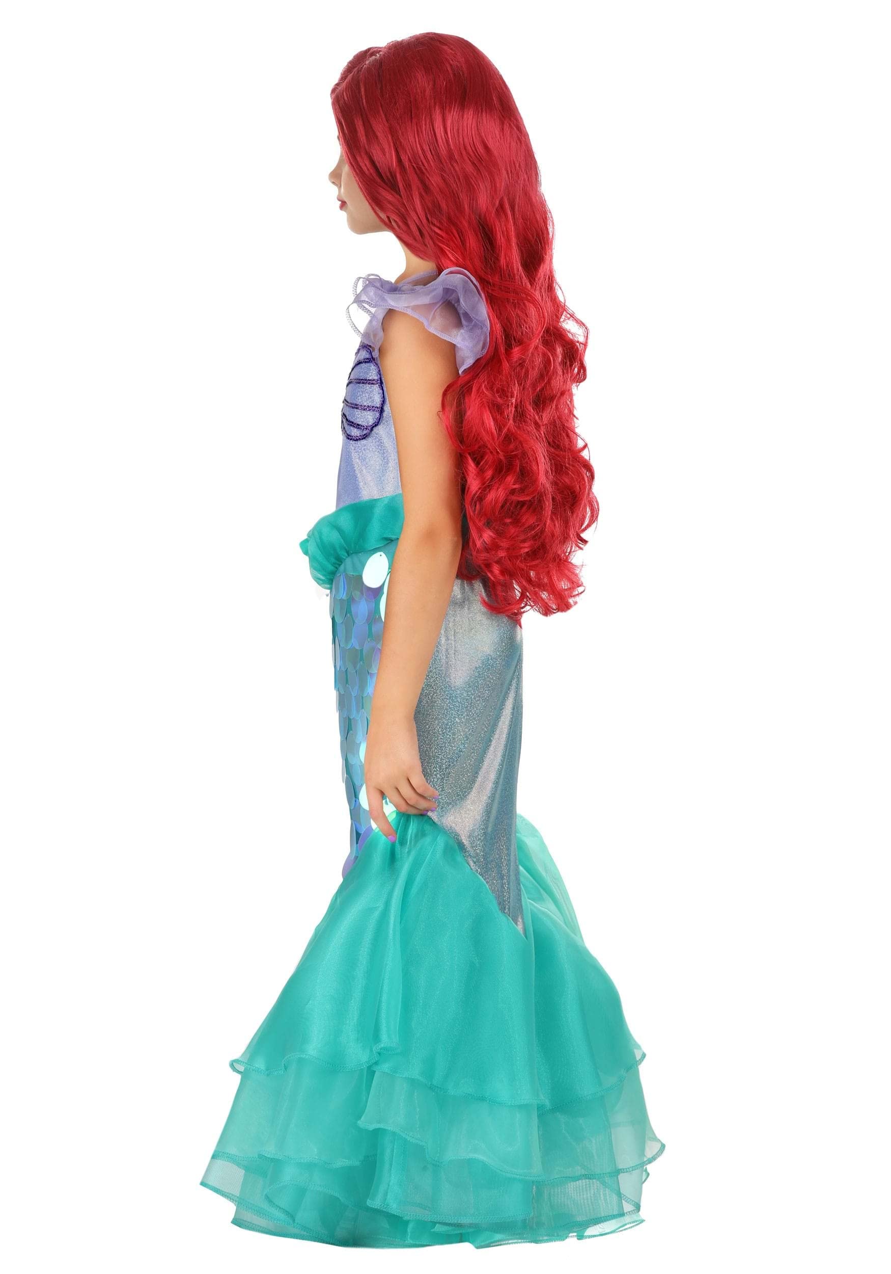 Disney The Little Mermaid Ariel Princess Costume for Kids & Adults - Official Sea Fantasy Dress for Cosplay, Halloween, Beach Party & Dress Up - Perfect for Underwater Theme Events & Character Play