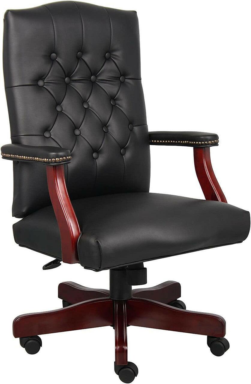Premium Chambers Executive Swivel Chair NDI DHS9701 - Ergonomic Office Chair with Adjustable Height & Lumbar Support - Perfect for Home Office, Conference Rooms & Executive Suites