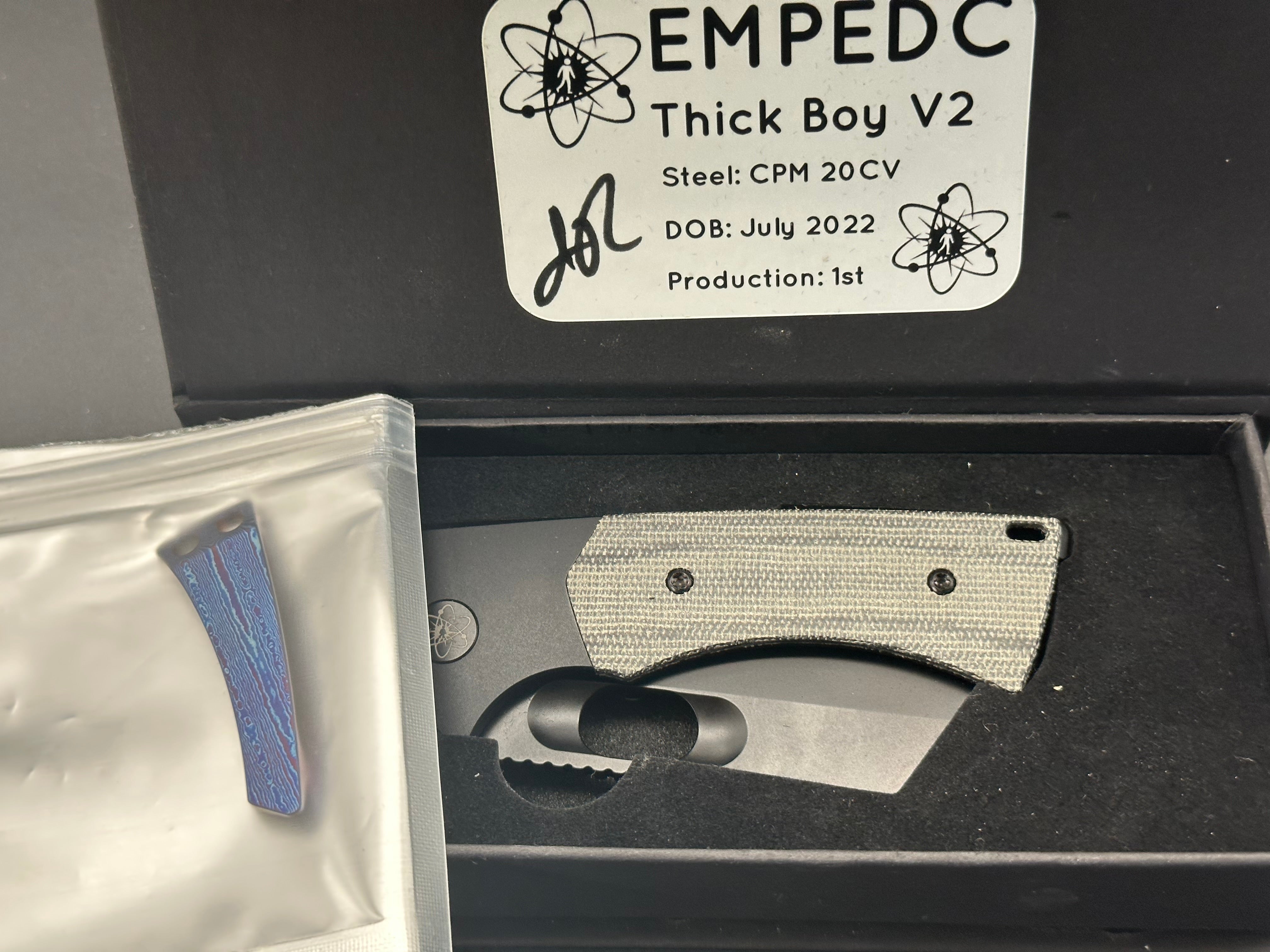 EMP EDC Thick Boy V2 - Heavy Duty Tactical Pocket Knife for Outdoor Survival, Camping & Everyday Carry | Perfect for Hiking, Hunting & Emergency Preparedness