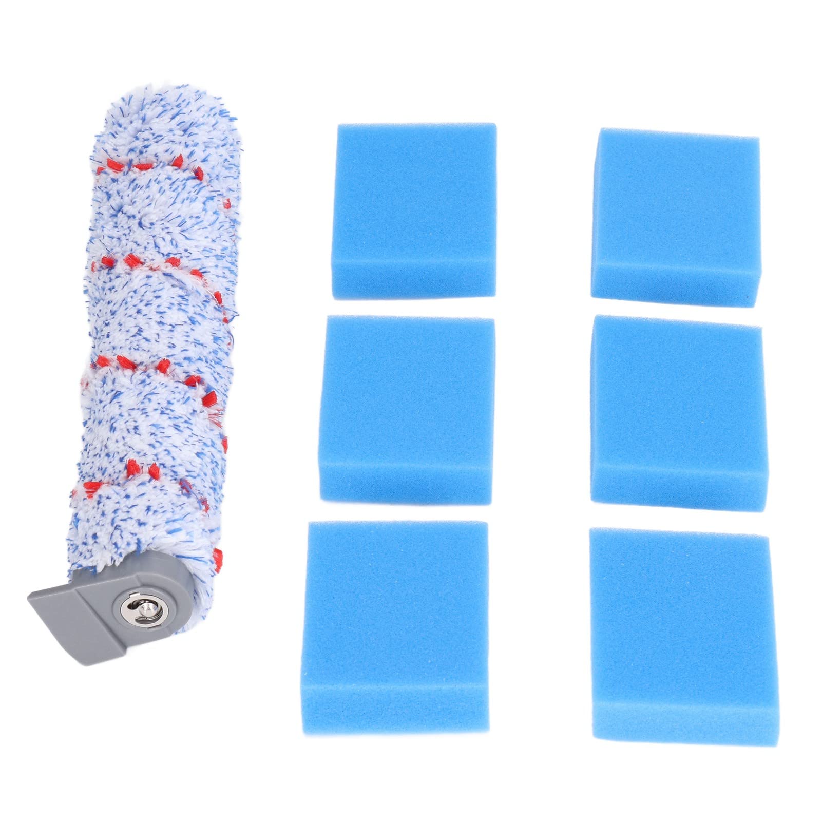 TOPINCN Vacuum Cleaner Filter Kit for HF10E-01 Scrubber - HEPA Dust & Pollen Filter, Brush Roller & Sponge Set for Enhanced Cleaning Efficiency - Ideal for Hardwood Floors, Carpets & Pet Hair Removal