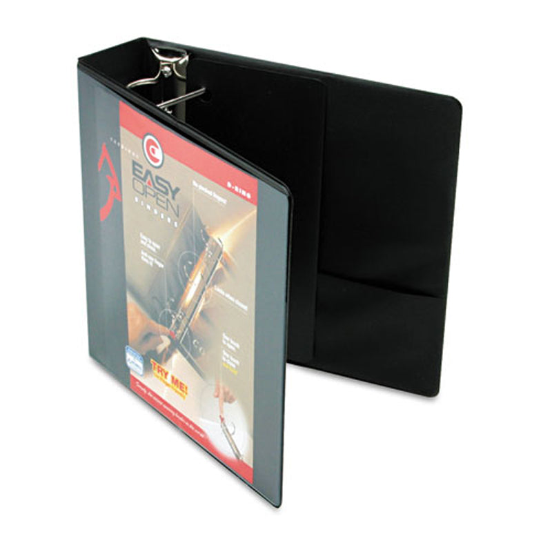 Premium Easy-Open Locking Slant D-Ring Binder with Clear View Cover - Perfect for School, Office & Document Organization