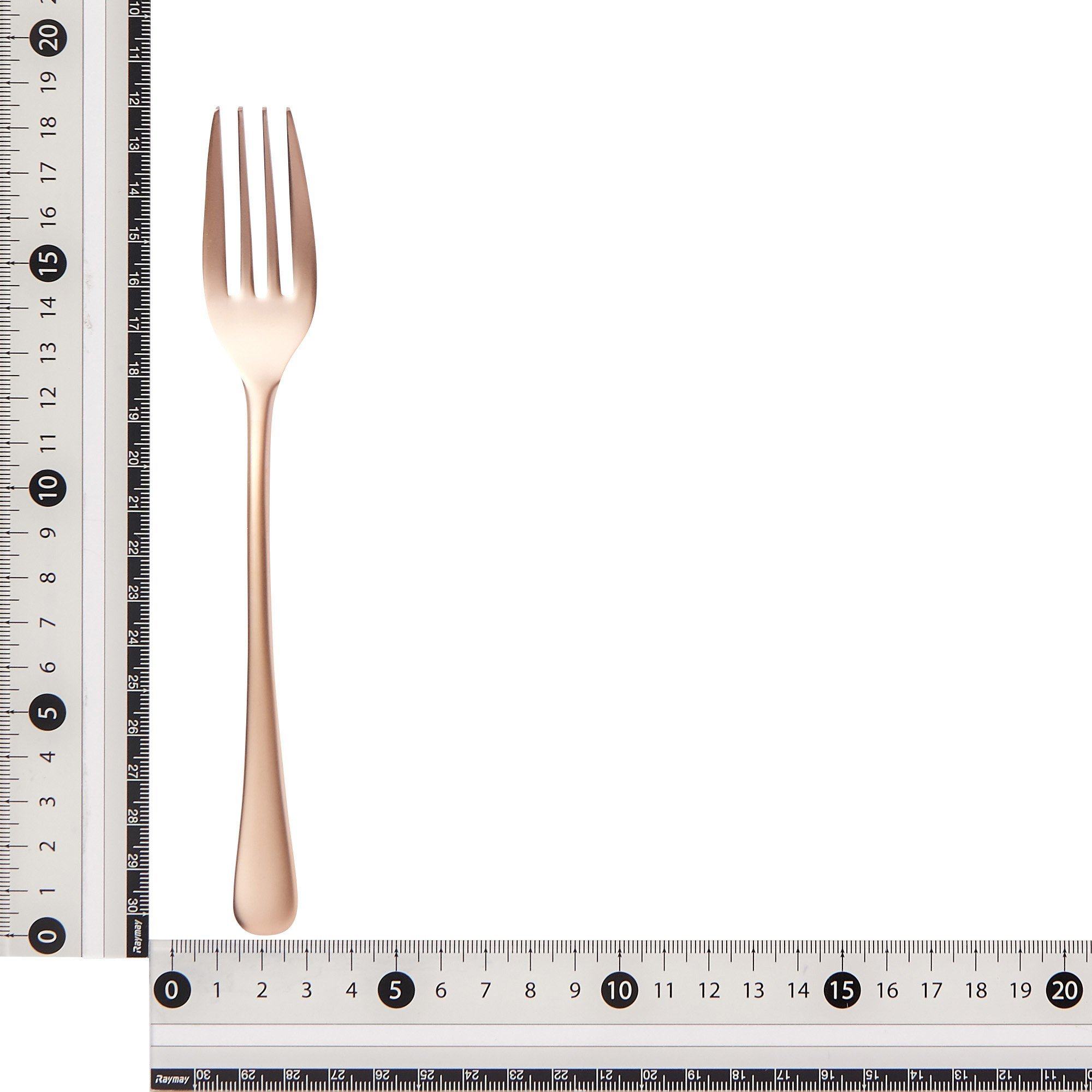 Elegant Gold-Plated Dinner Fork Set - Premium Stainless Steel Flatware for Fine Dining, Wedding, and Formal Occasions