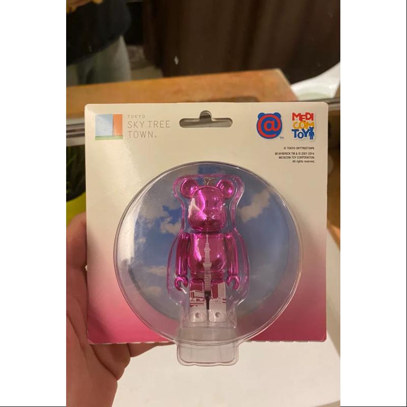 Limited Edition Medicom Be@rbrick 100% Bearbrick - Tokyo Sky Tree Town Purple Collectible Figure | Perfect for Anime Fans, Toy Collectors & Home Decor