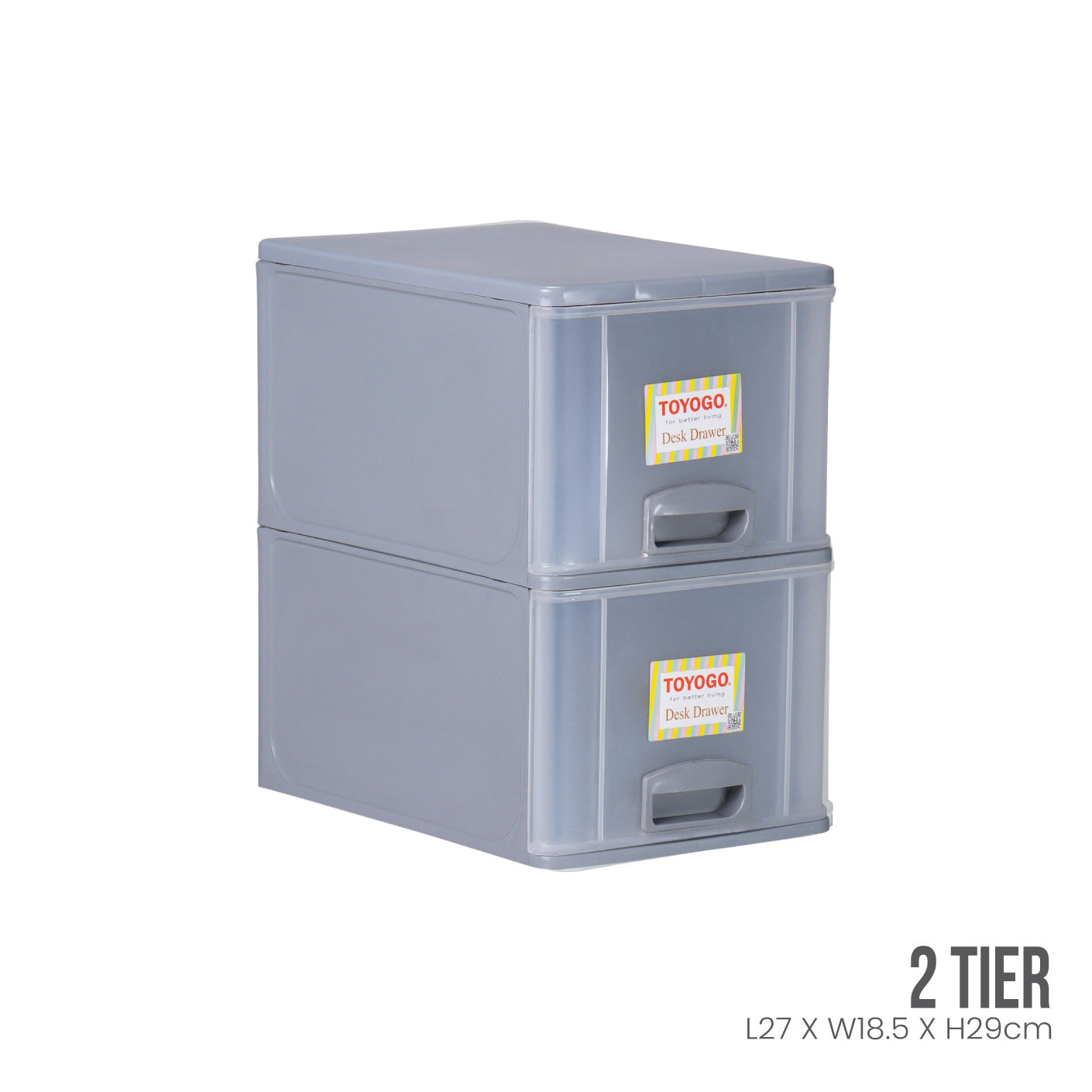 2 Tier Perfect CD Drawer Organizer (602 2) - Compact Storage Solution for CDs, DVDs & Media - Ideal for Home, Office & Entertainment Centers