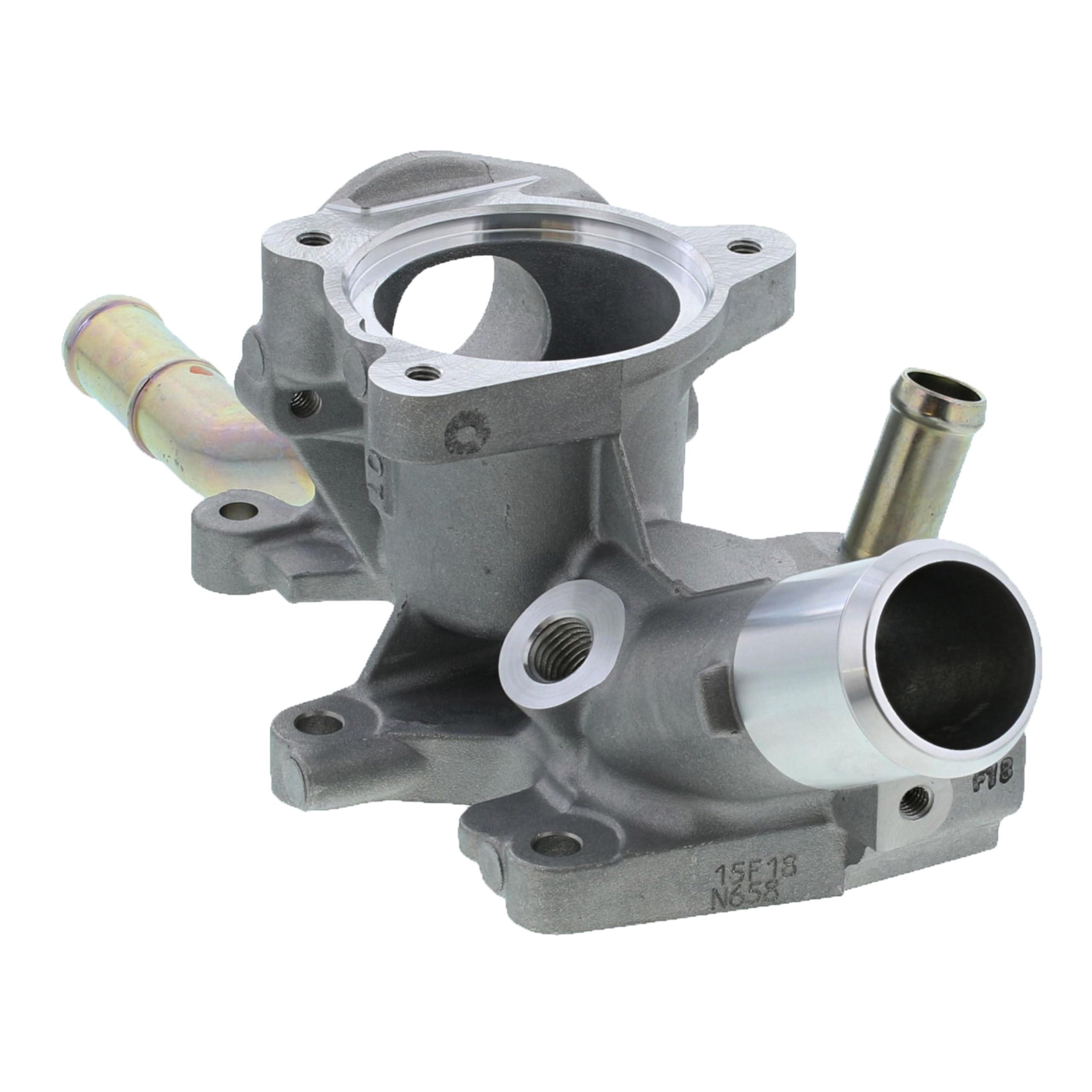 High-Quality Engine Coolant Water Outlet - Aluminum Alloy Coolant Pipe Fitting for Car & Truck Engines - Perfect for Cooling System Repairs & Maintenance